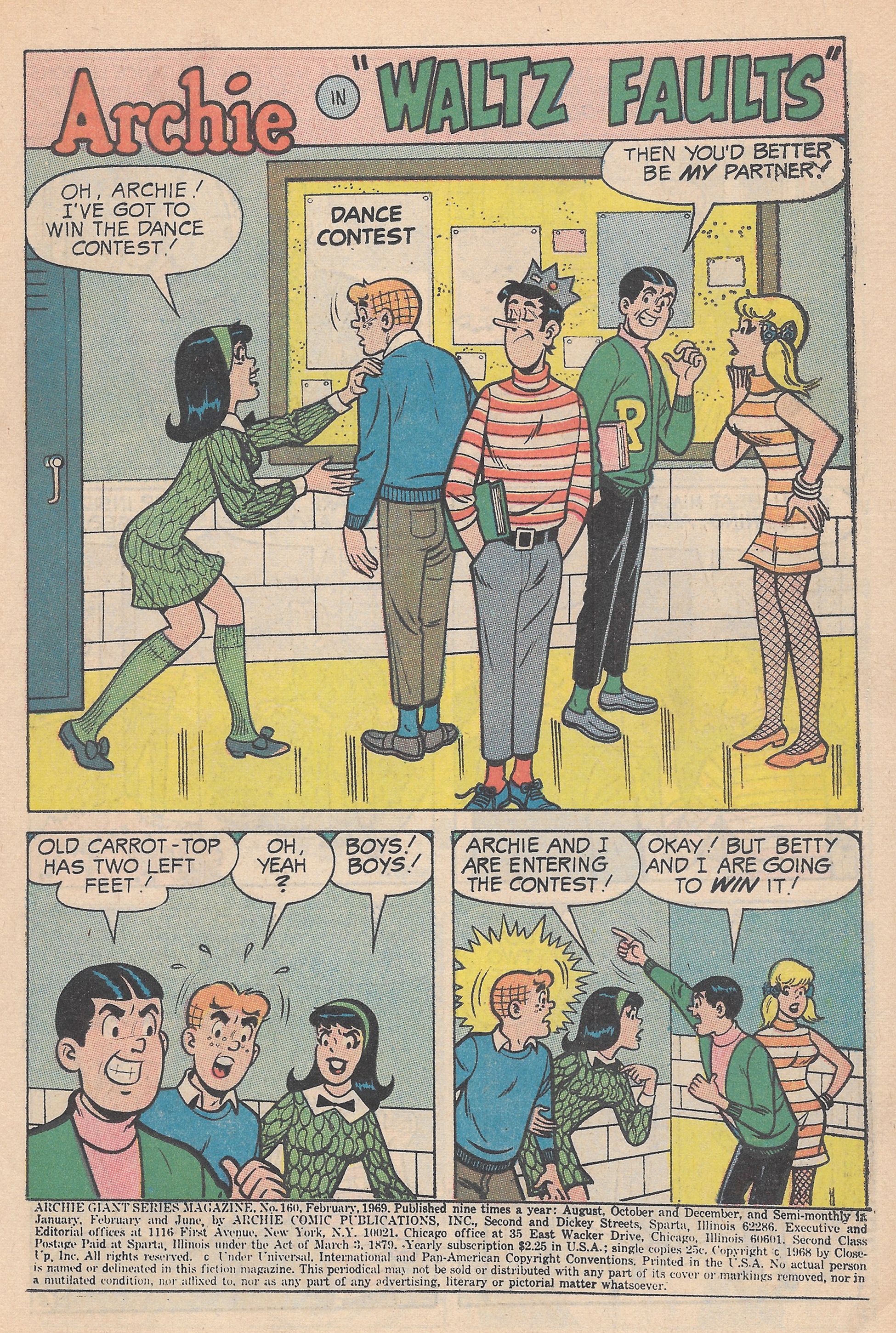 Read online Archie Giant Series Magazine comic -  Issue #160 - 3