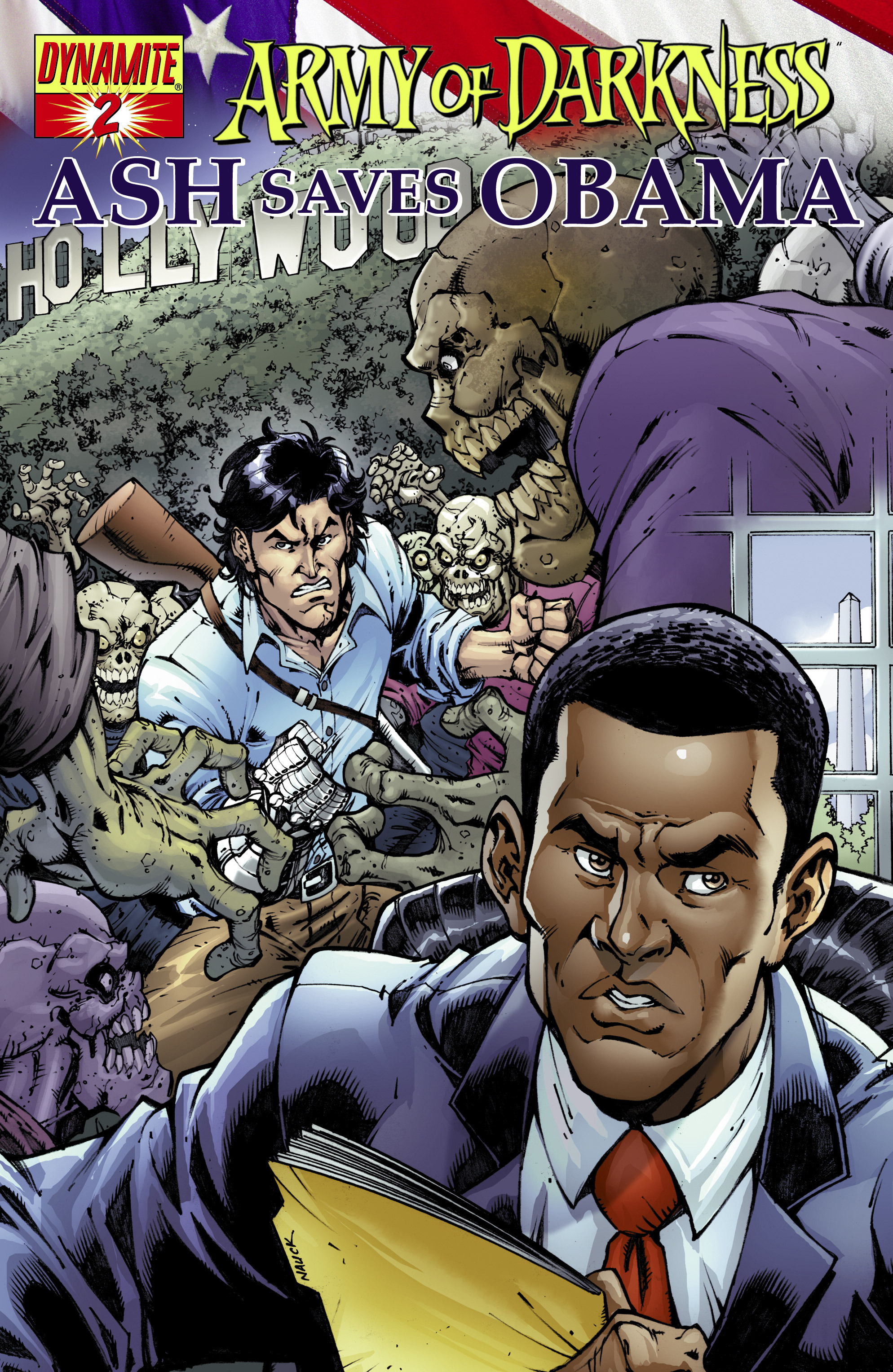 Read online Army of Darkness: Ash Saves Obama comic -  Issue #2 - 1