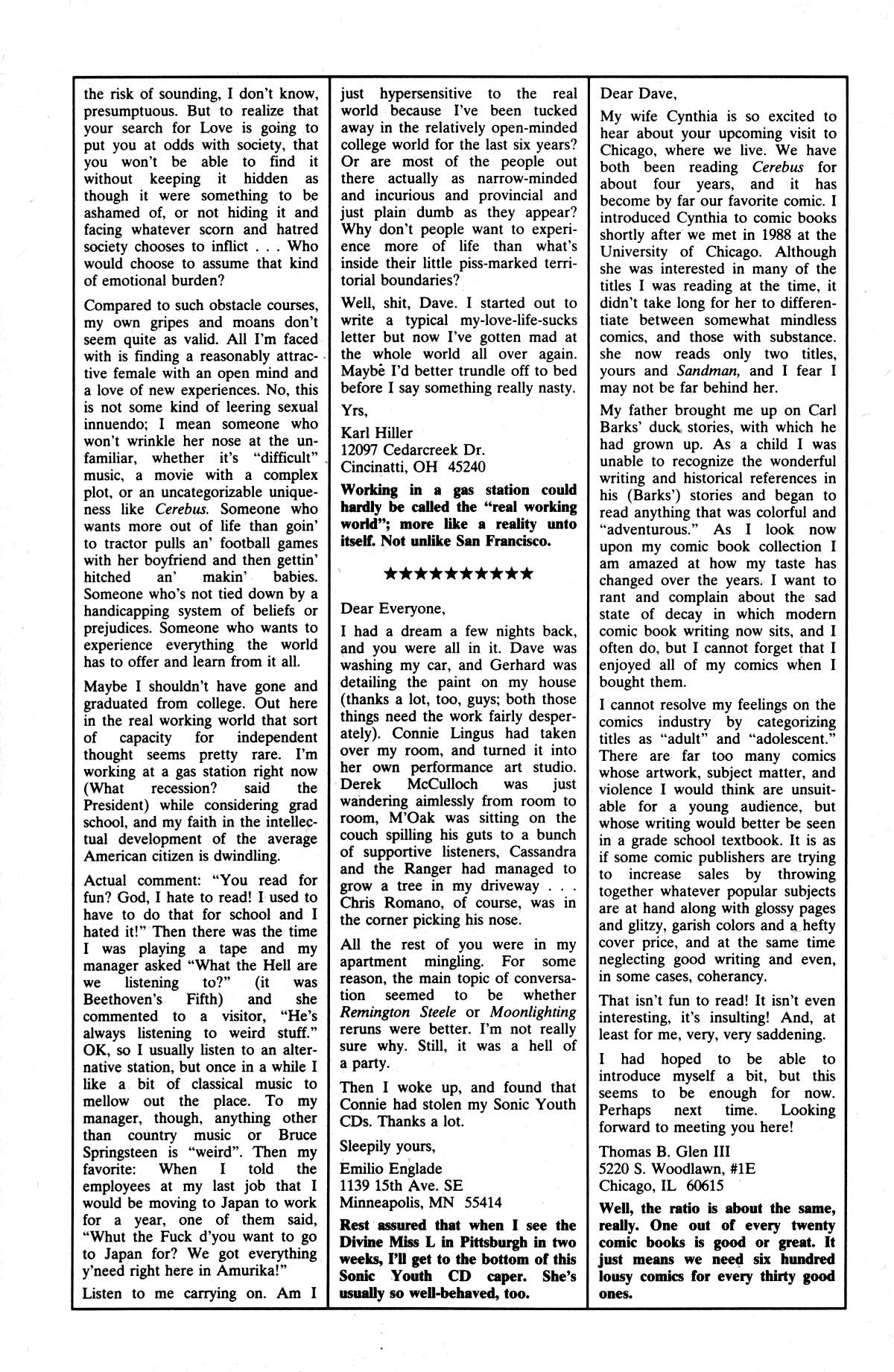 Read online Cerebus comic -  Issue #156 - 24