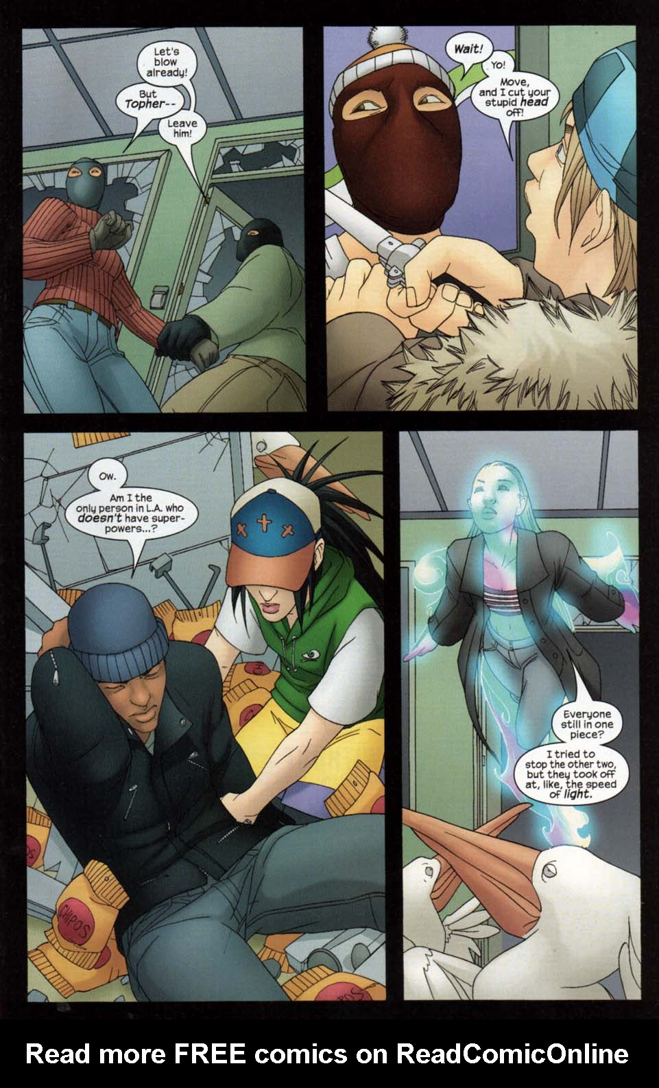 Read online Runaways (2003) comic -  Issue #7 - 22