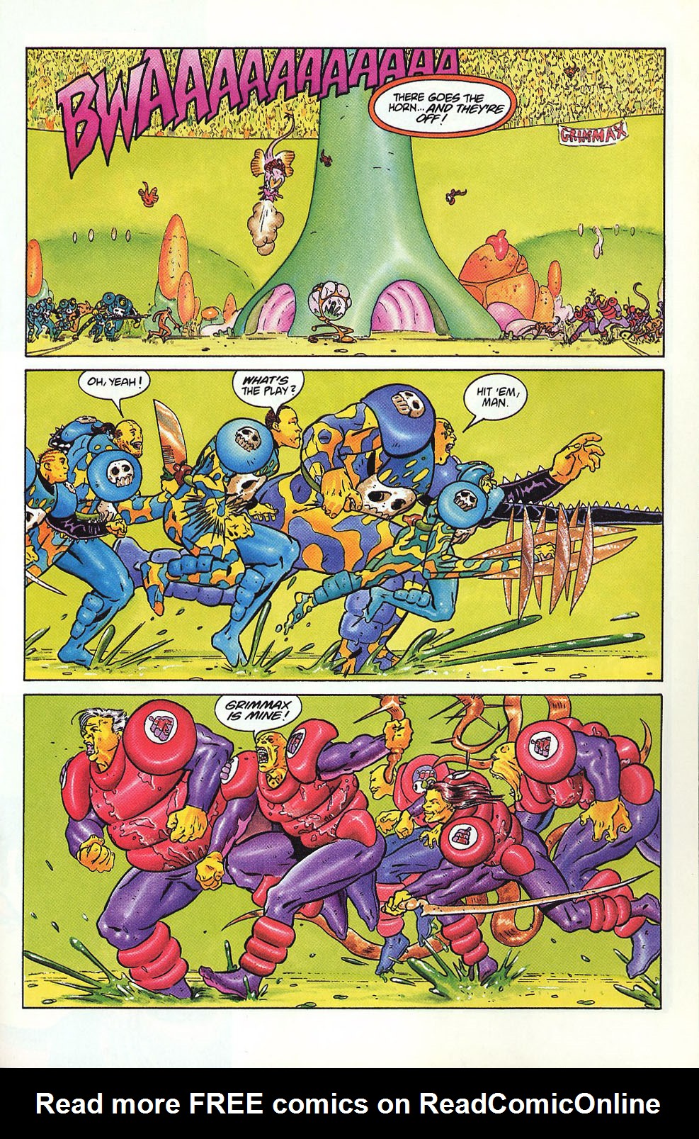 Read online Warriors of Plasm comic -  Issue #9 - 12