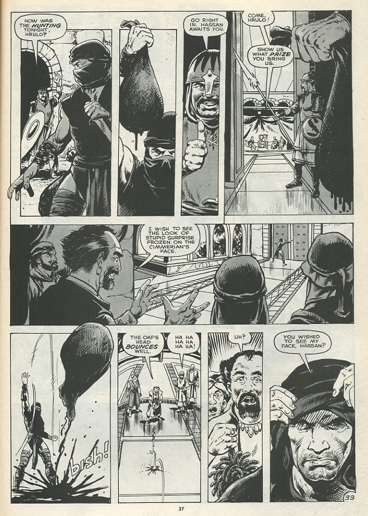 Read online The Savage Sword Of Conan comic -  Issue #165 - 39