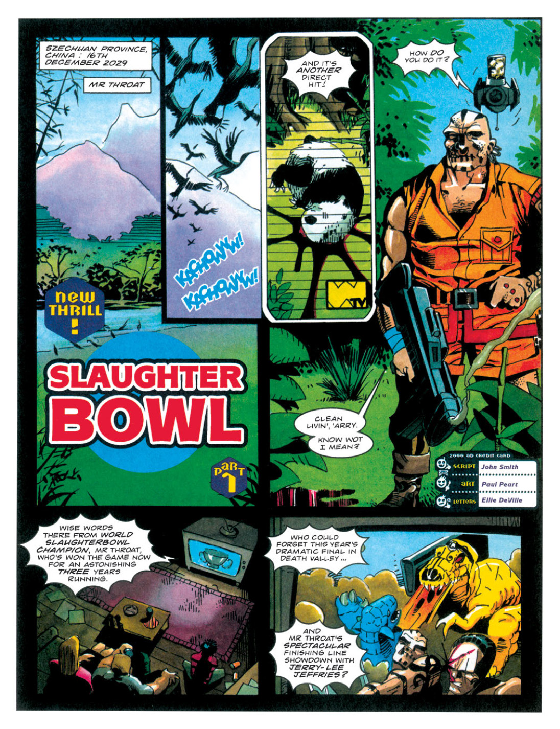 Read online Slaughter Bowl comic -  Issue # Full - 4