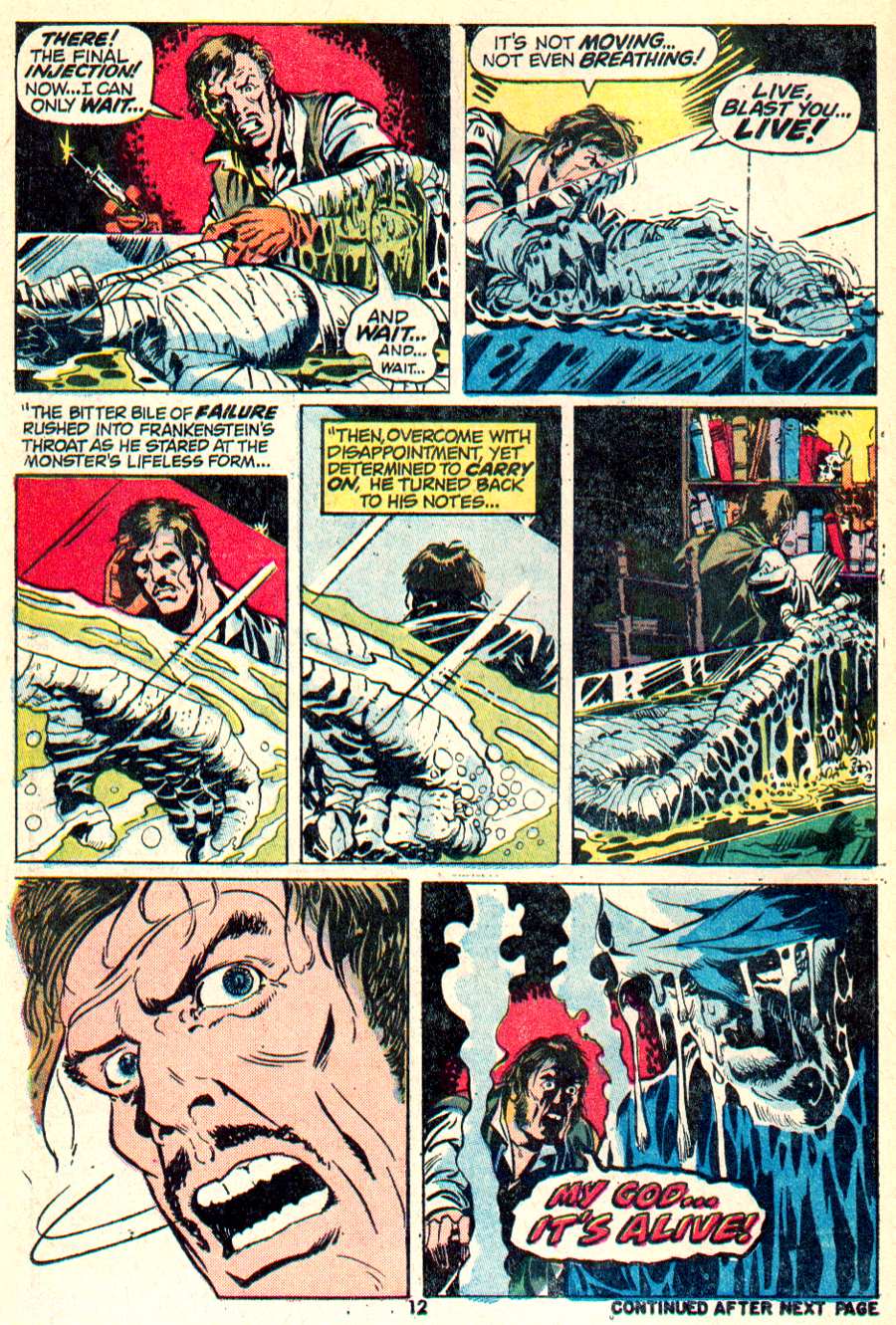 Read online Frankenstein (1973) comic -  Issue #1 - 10
