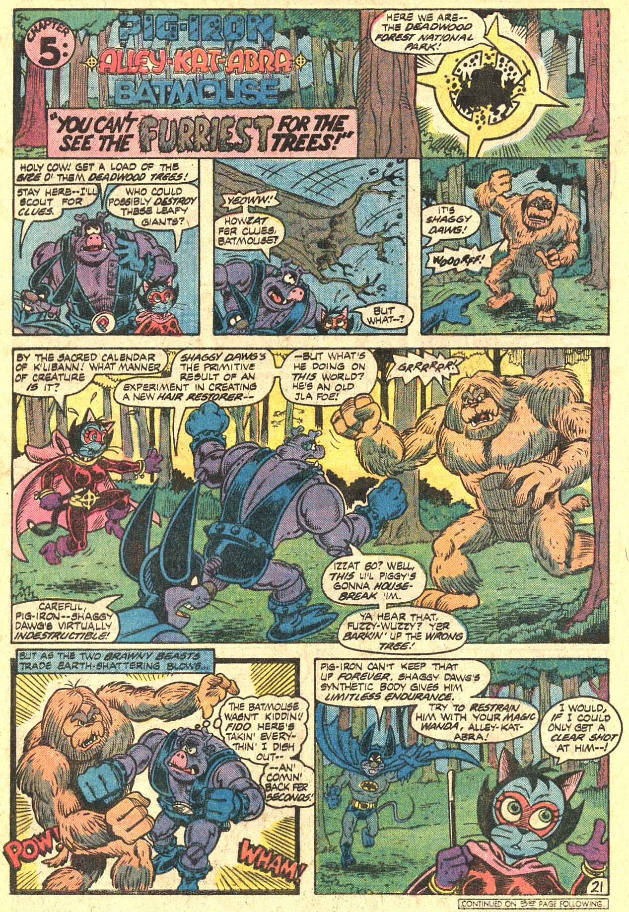 Read online Captain Carrot and His Amazing Zoo Crew! comic -  Issue #14 - 22