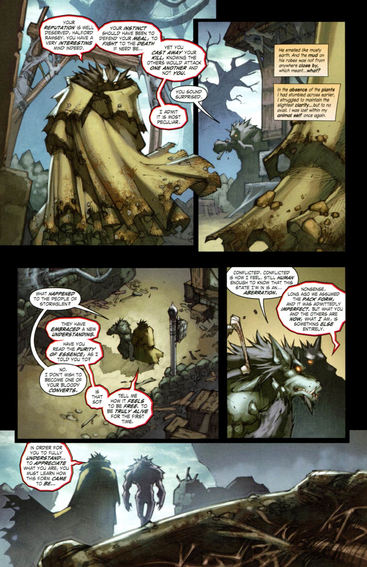 Read online World of Warcraft: Curse of the Worgen comic -  Issue #3 - 7