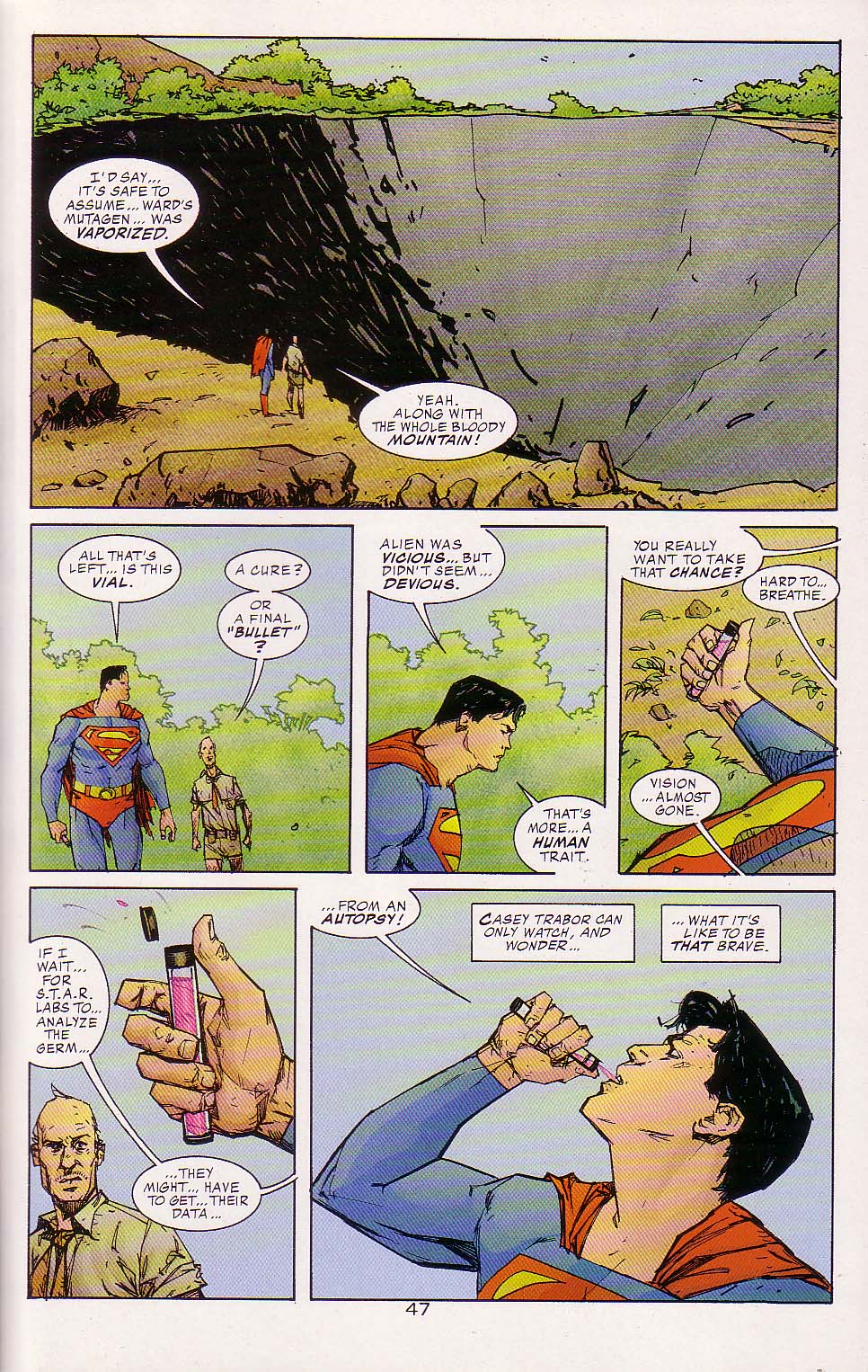 Read online Superman vs. Predator comic -  Issue #3 - 49