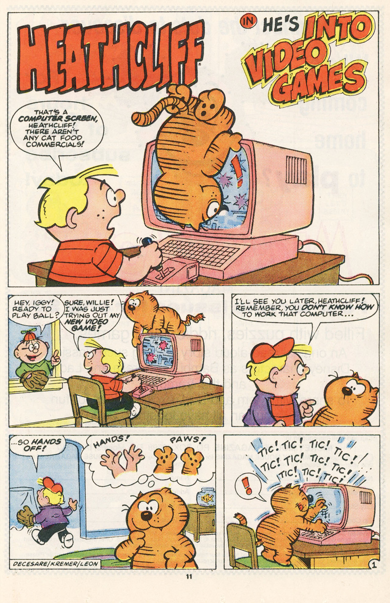Read online Heathcliff comic -  Issue #28 - 13
