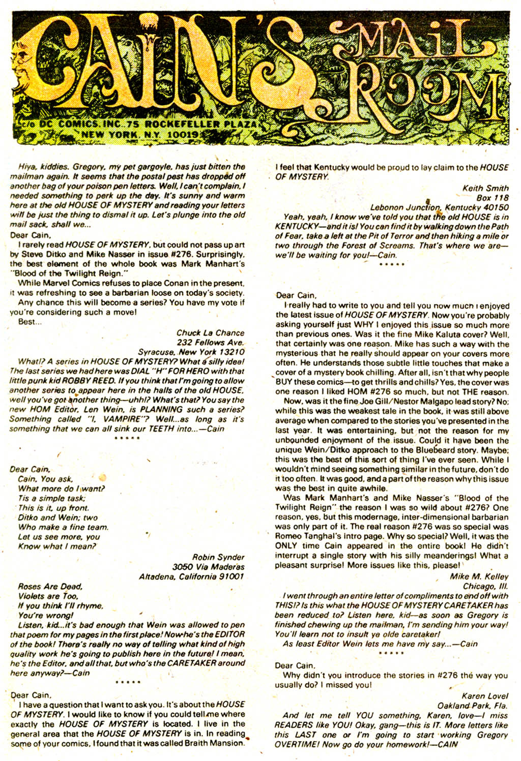 Read online House of Mystery (1951) comic -  Issue #282 - 46