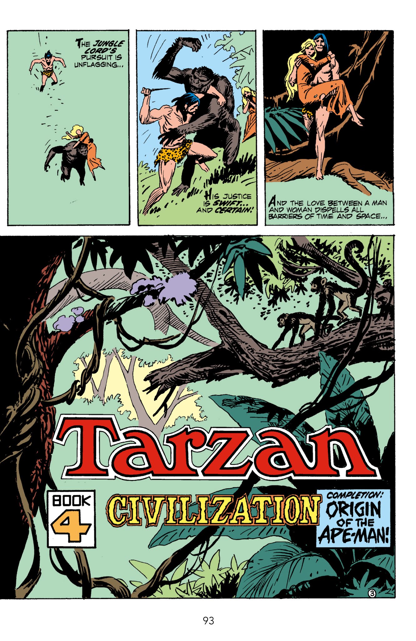 Read online Edgar Rice Burroughs' Tarzan The Joe Kubert Years comic -  Issue # TPB 1 (Part 1) - 92