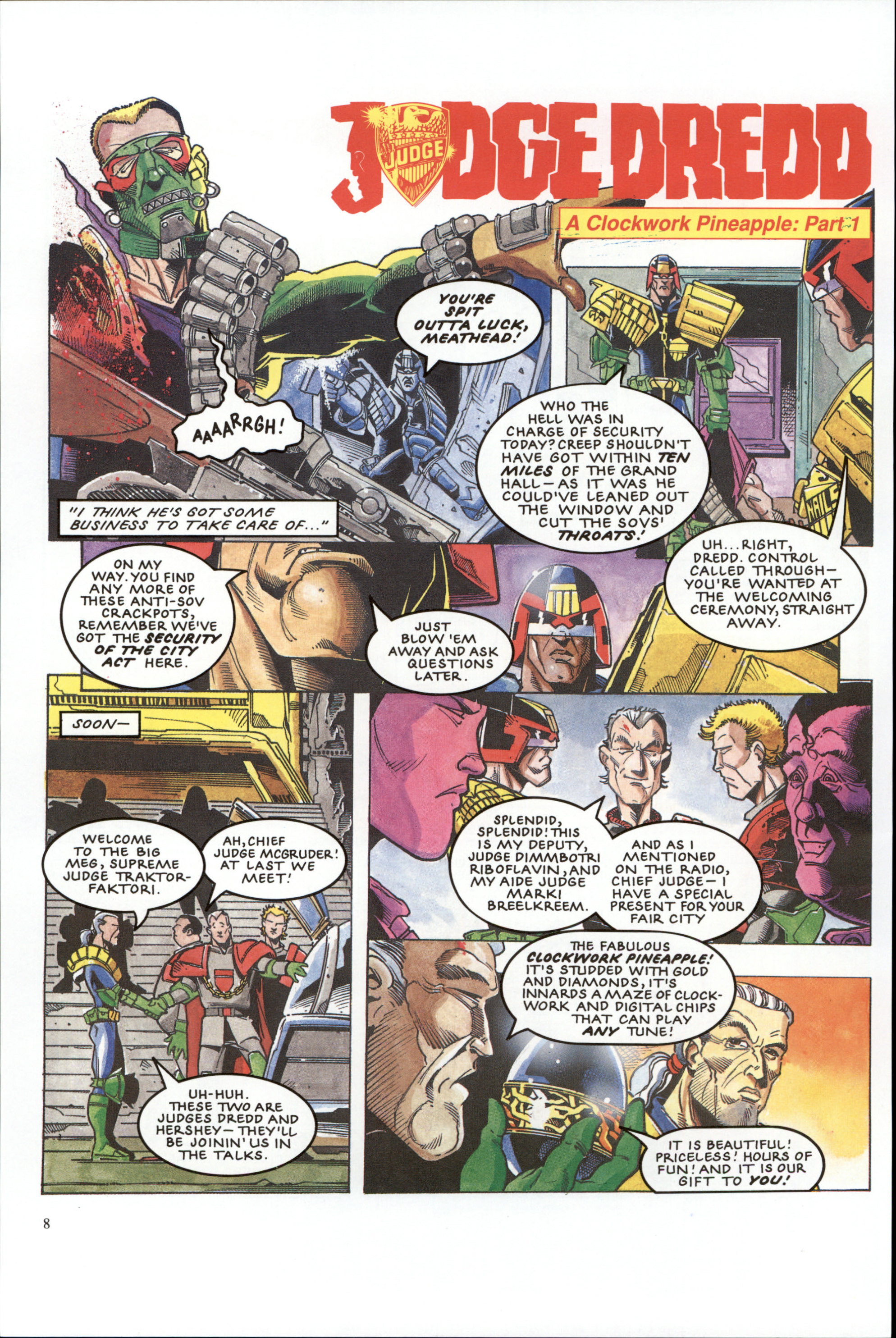 Read online Dredd Rules! comic -  Issue #16 - 10