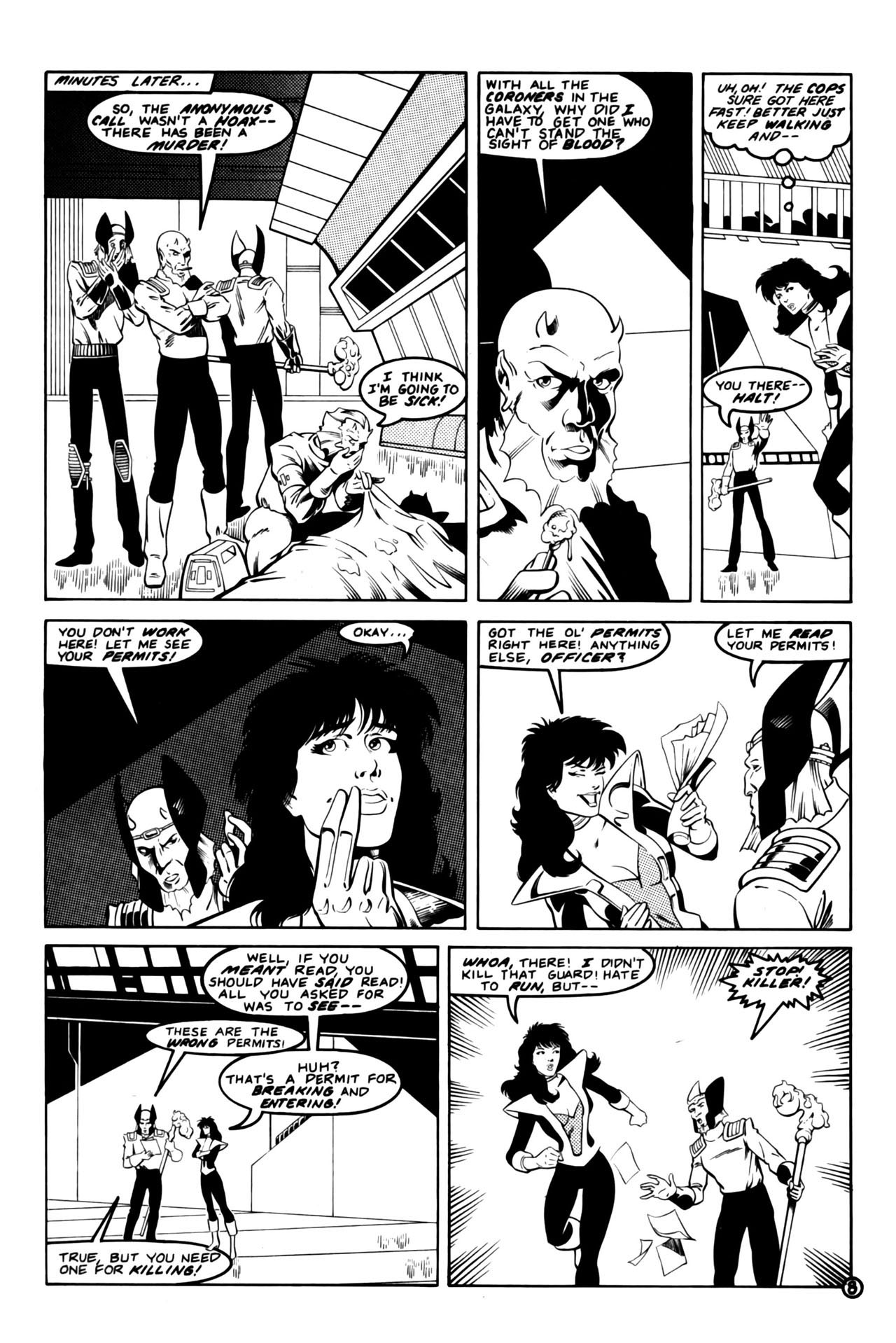 Read online Aristocratic Xtraterrestrial Time-Traveling Thieves comic -  Issue #8 - 10