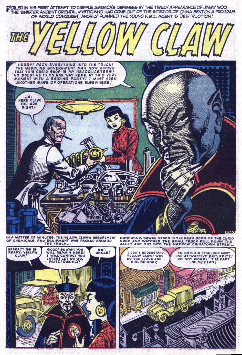 Read online Yellow Claw comic -  Issue #1 - 26