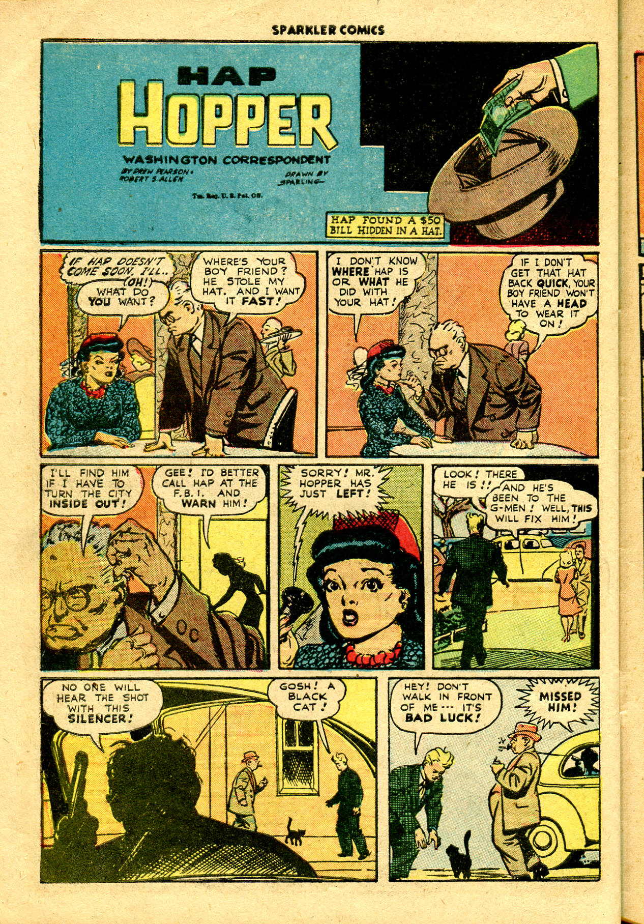 Read online Sparkler Comics comic -  Issue #38 - 36