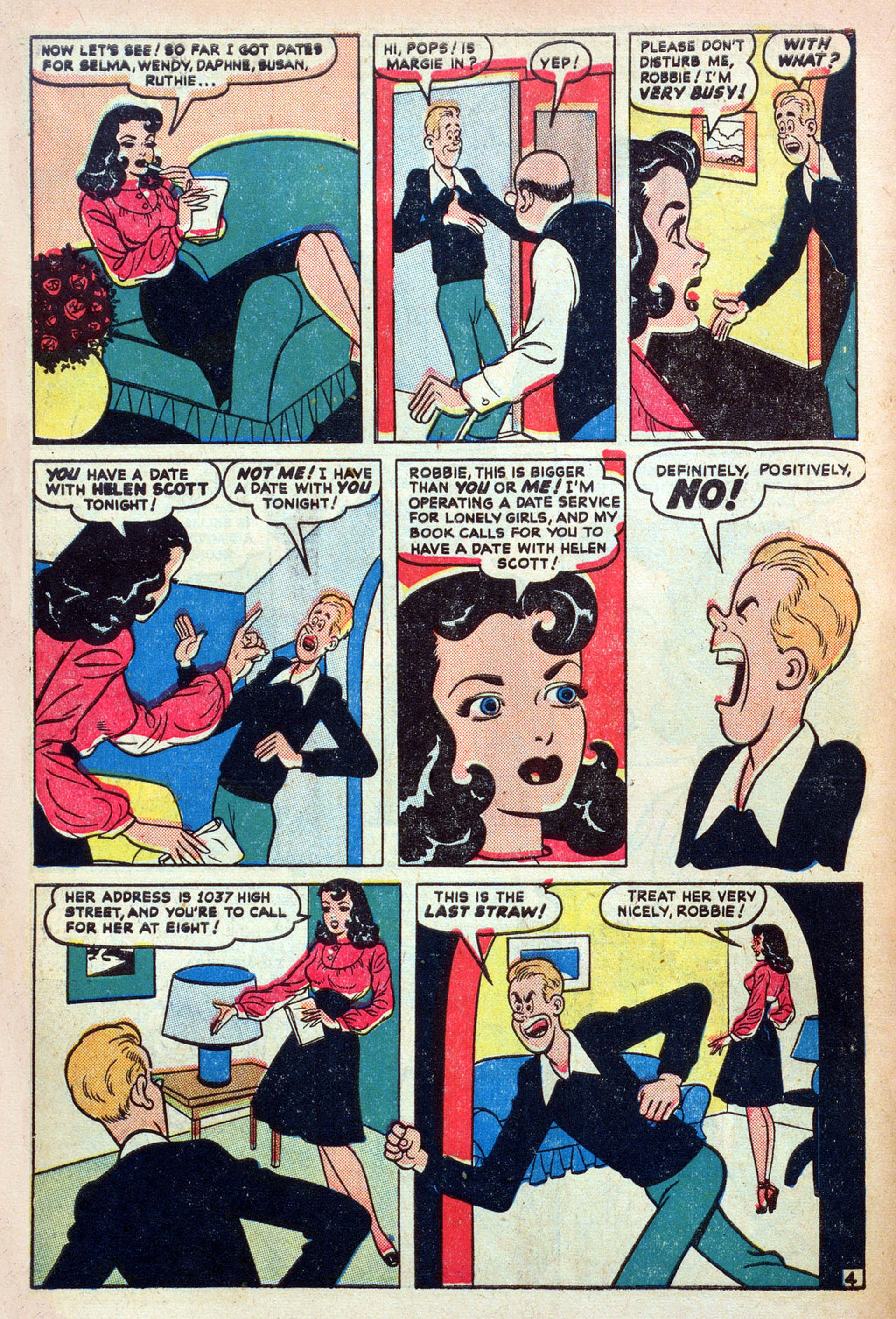 Read online Margie Comics comic -  Issue #42 - 46