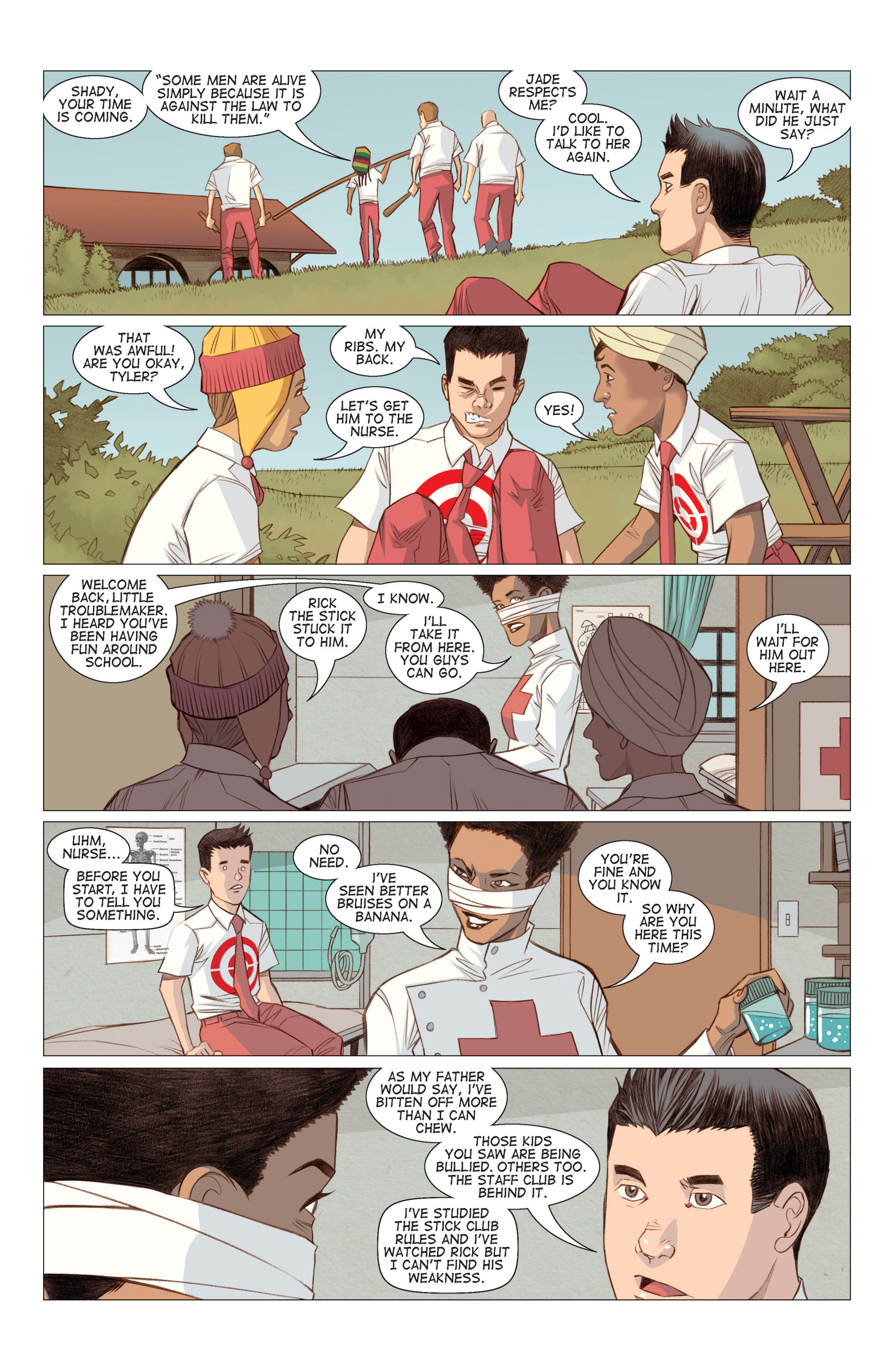 Read online Five Weapons comic -  Issue #2 - 14