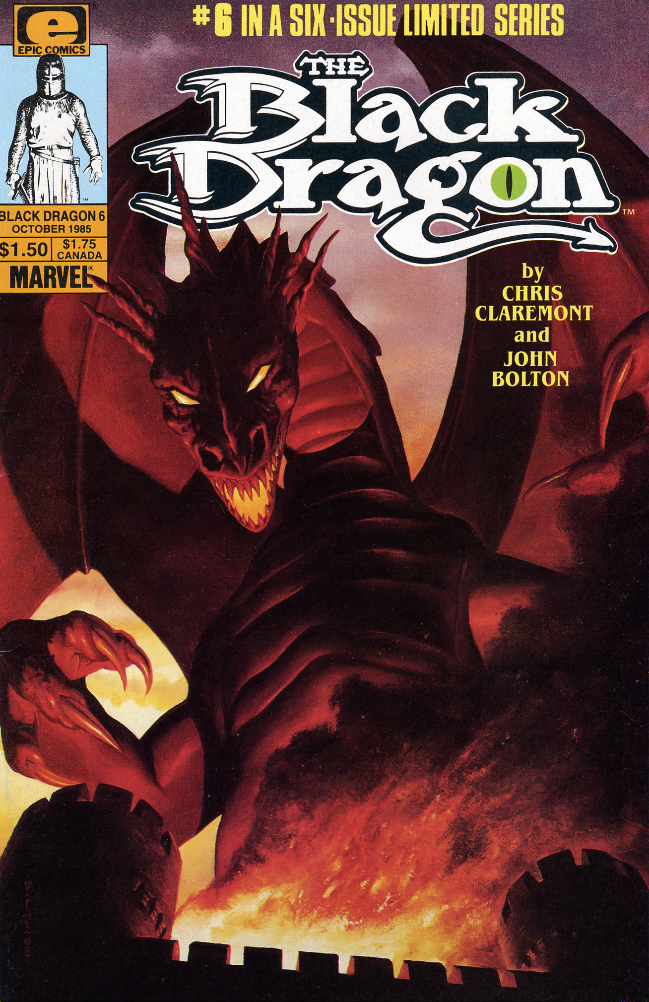 Read online The Black Dragon comic -  Issue #6 - 1