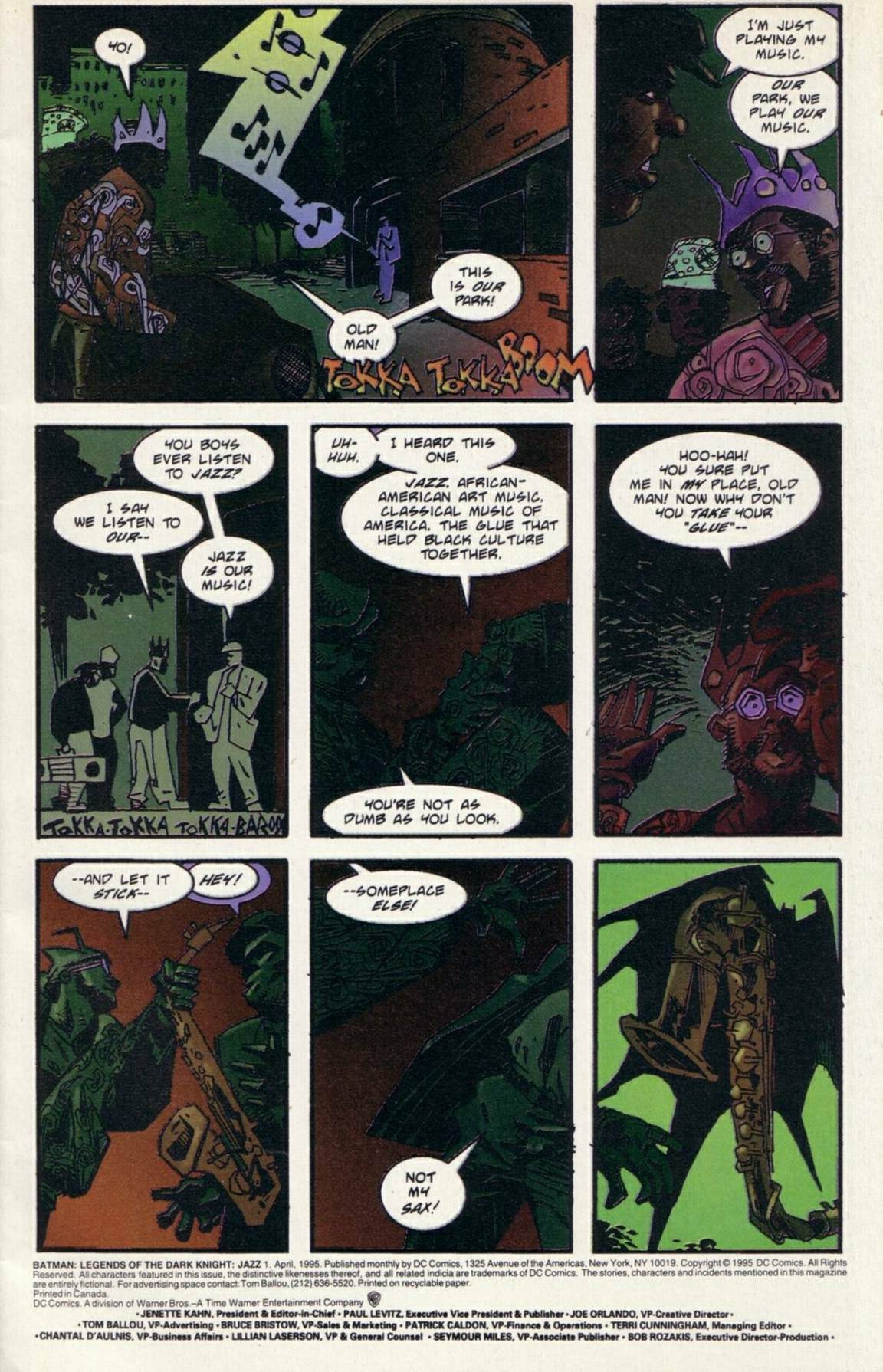 Read online Batman: Legends of the Dark Knight: Jazz comic -  Issue #1 - 2