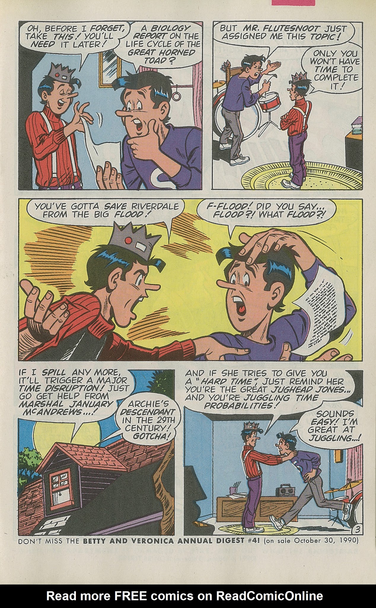 Read online Jughead's Time Police comic -  Issue #4 - 5