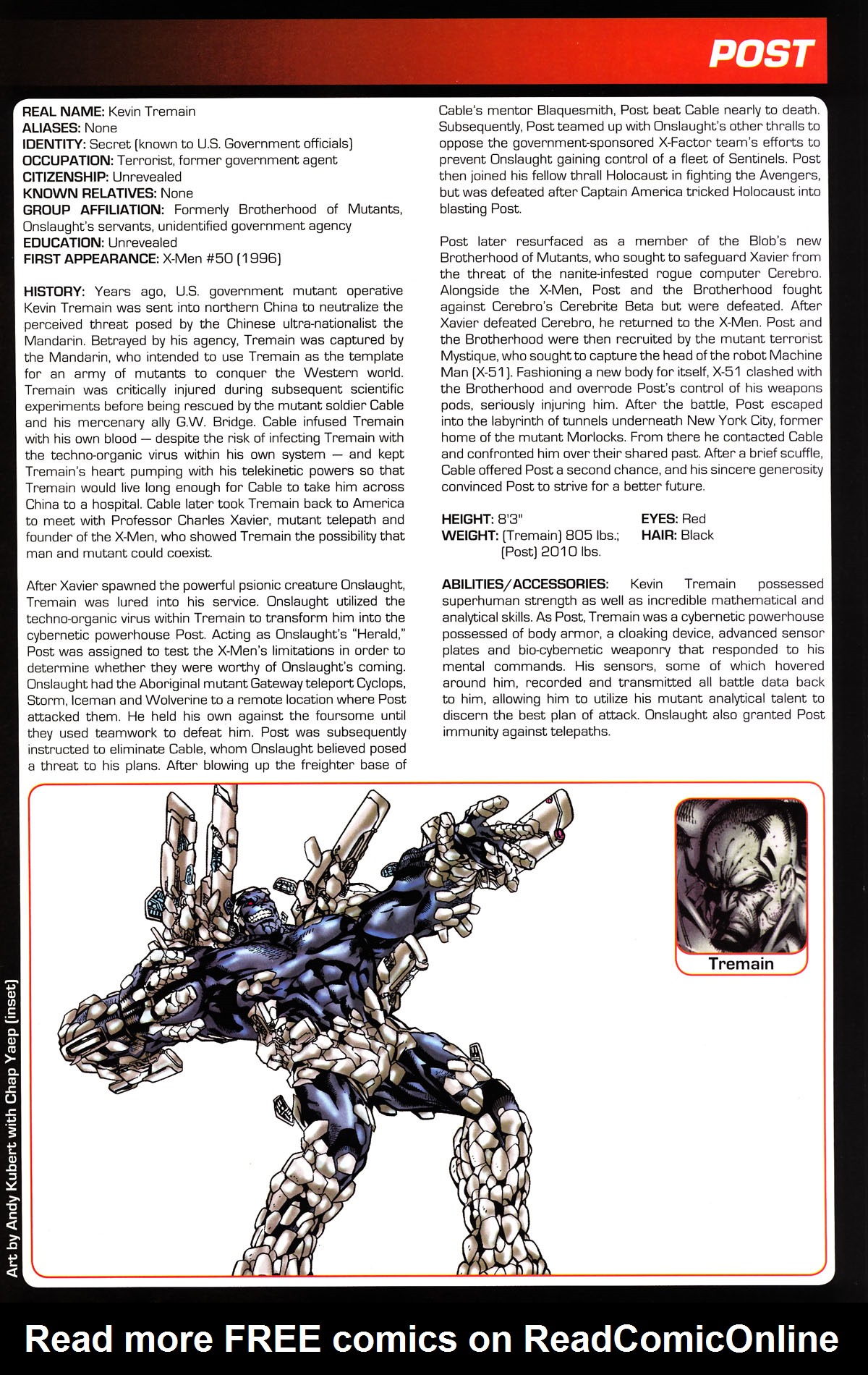 Read online Marvel Legacy:  The 1990's Handbook comic -  Issue # Full - 43
