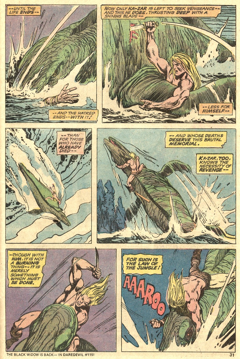 Read online Ka-Zar comic -  Issue #6 - 22