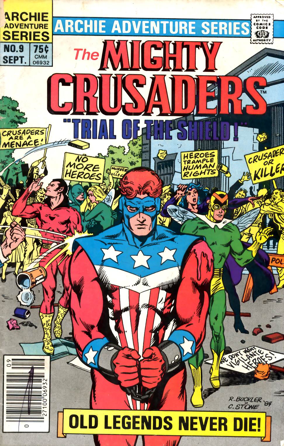 Read online The All New Adventures of the Mighty Crusaders comic -  Issue #9 - 1