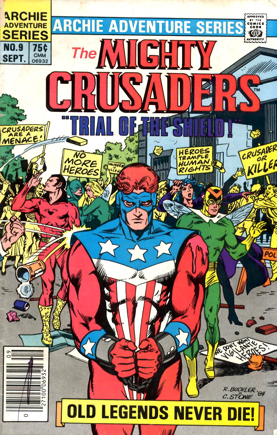 Read online The All New Adventures of the Mighty Crusaders comic -  Issue #9 - 1