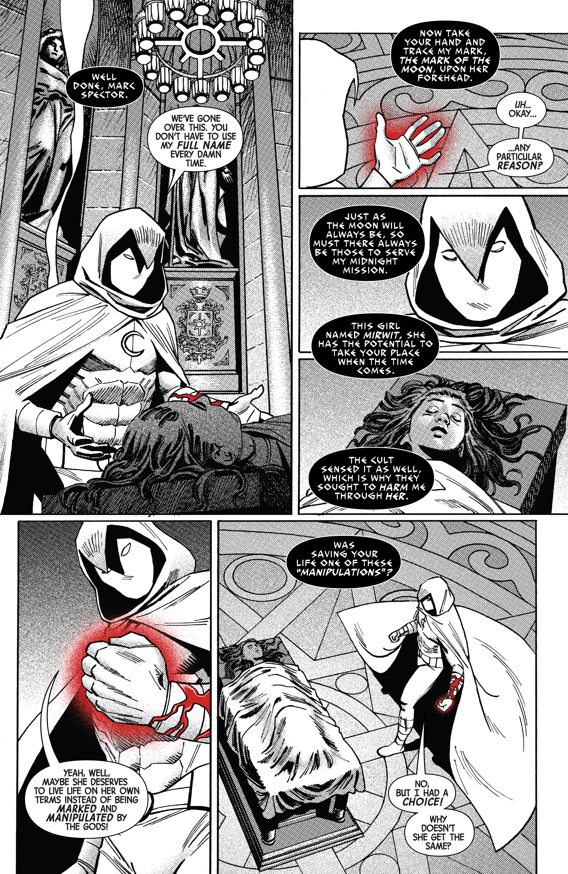 Read online Moon Knight: Black, White & Blood comic -  Issue #3 - 21