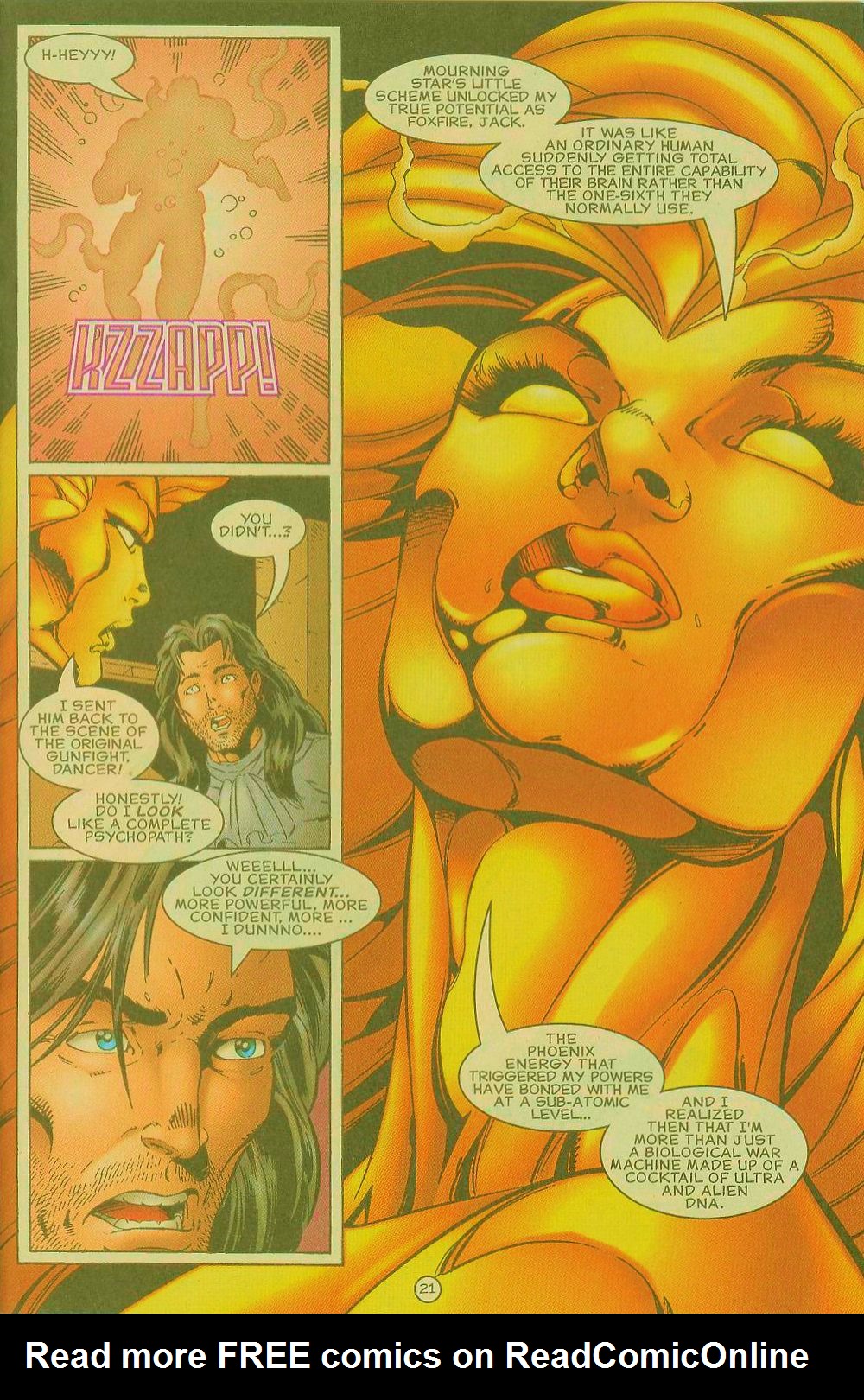 Read online Foxfire comic -  Issue #4 - 21