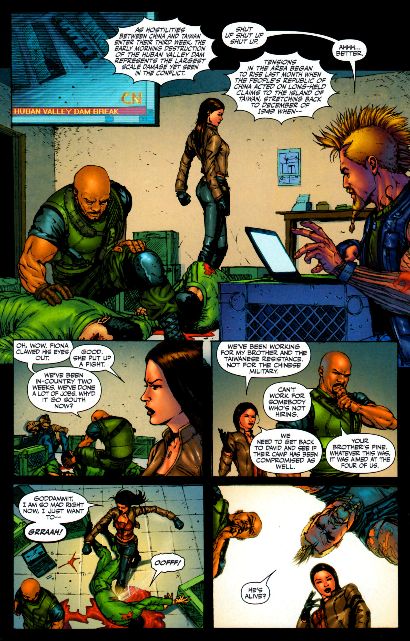 Read online Mercenaries comic -  Issue #1 - 18