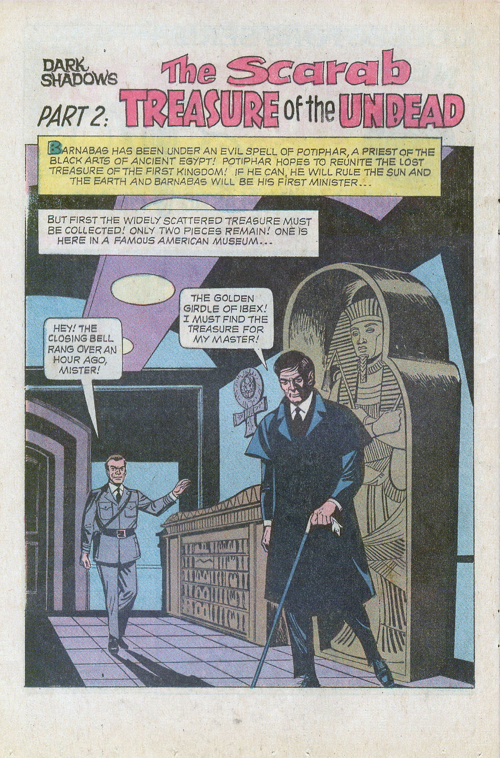 Read online Dark Shadows (1969) comic -  Issue #16 - 20