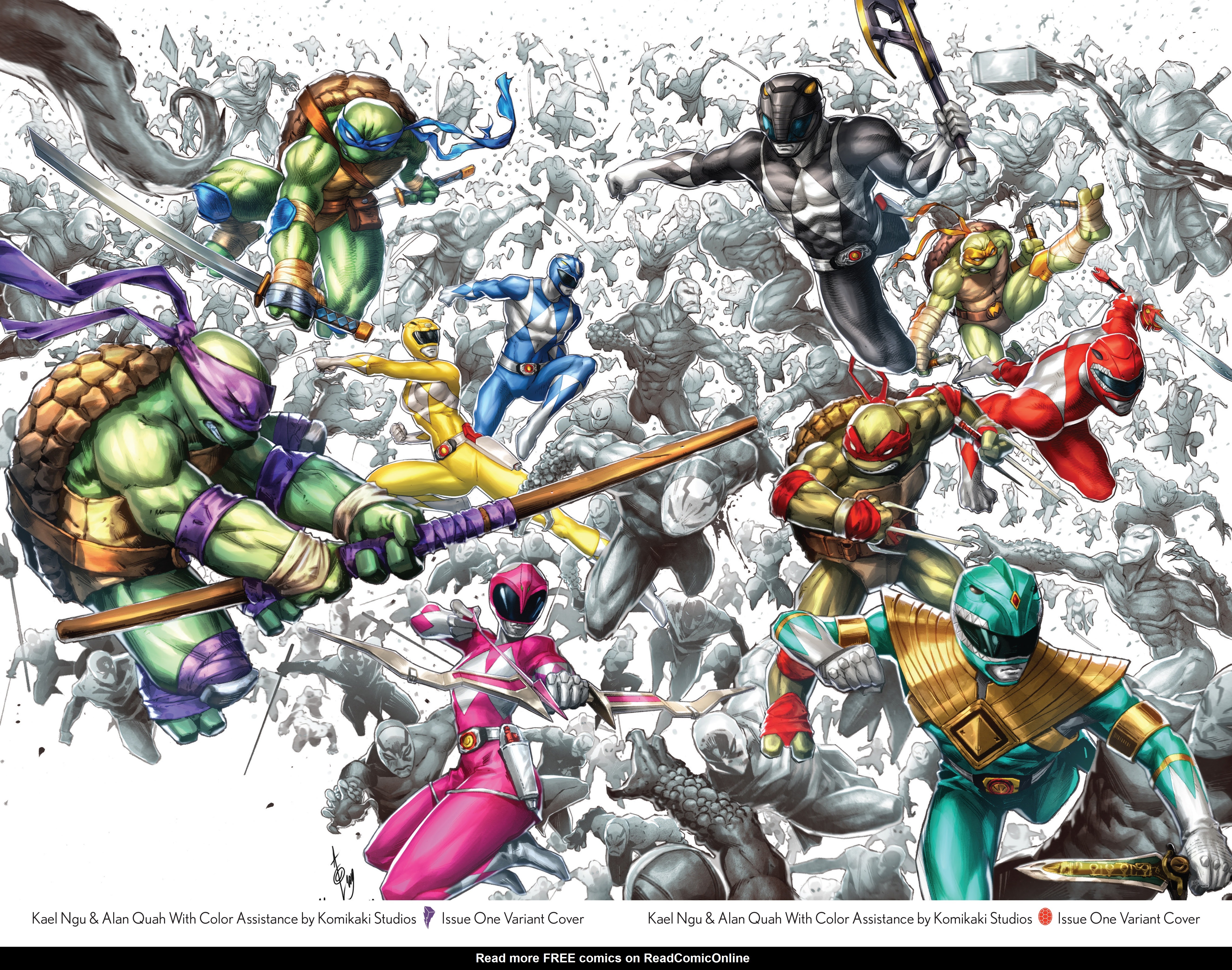 Read online Mighty Morphin Power Rangers: Teenage Mutant Ninja Turtles comic -  Issue # _TPB - 132
