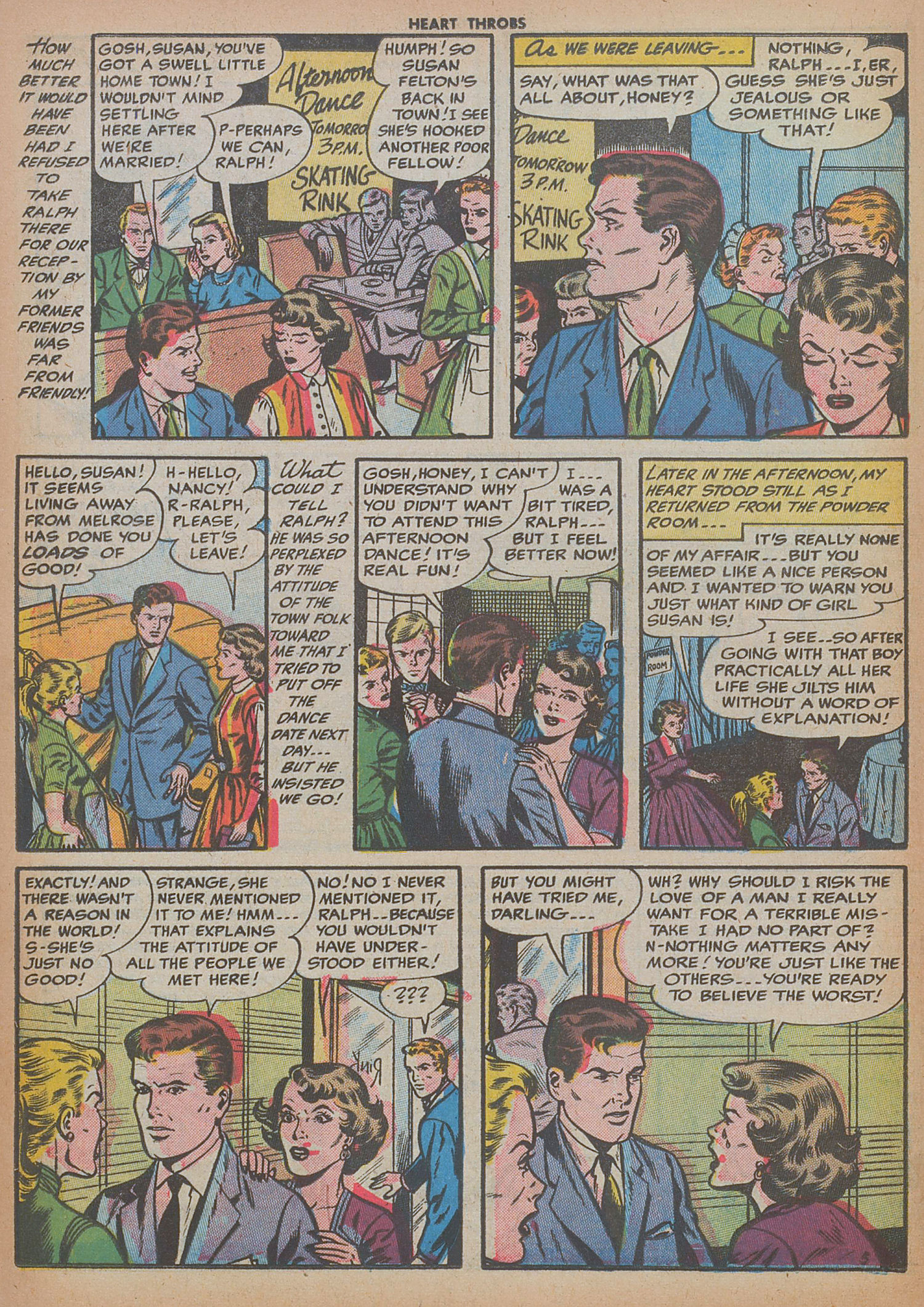 Read online Heart Throbs comic -  Issue #35 - 16