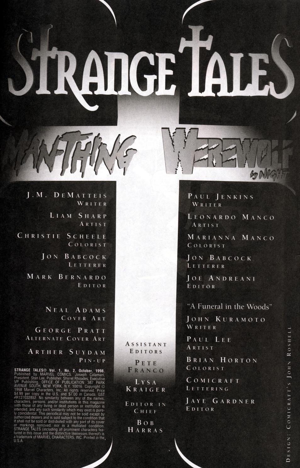 Read online Strange Tales (1998) comic -  Issue #2 - 2