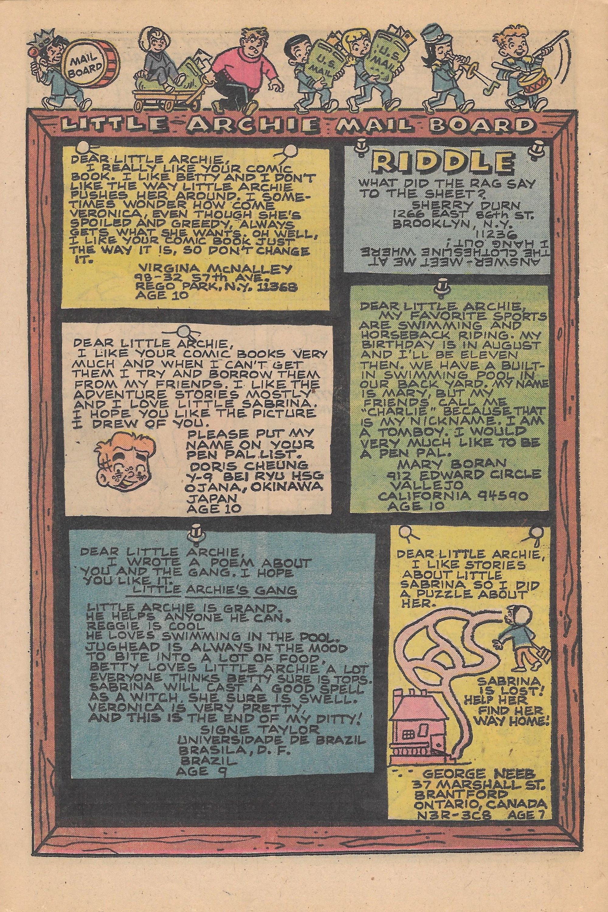 Read online The Adventures of Little Archie comic -  Issue #91 - 16