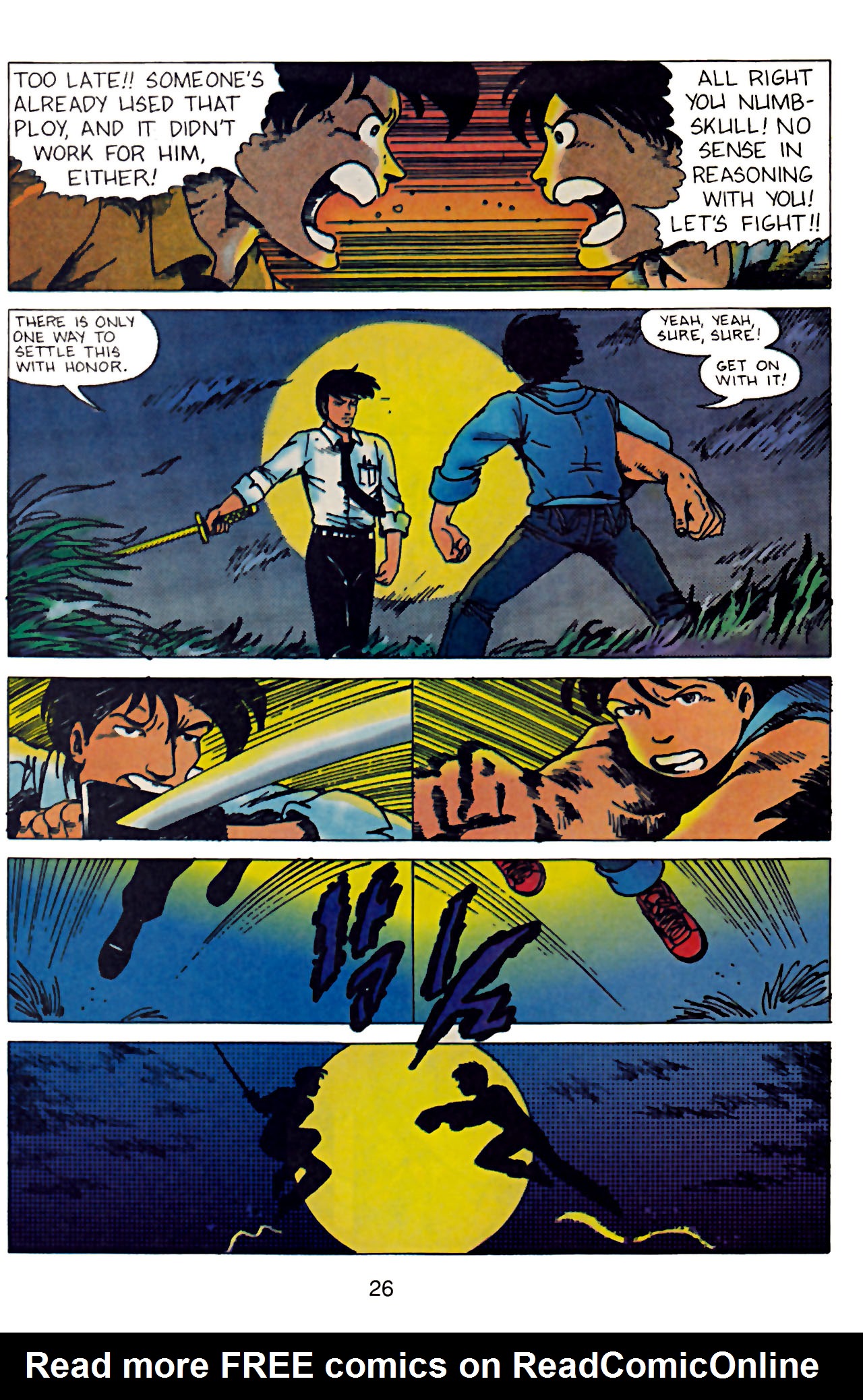 Read online Ninja High School In Color comic -  Issue #7 - 28