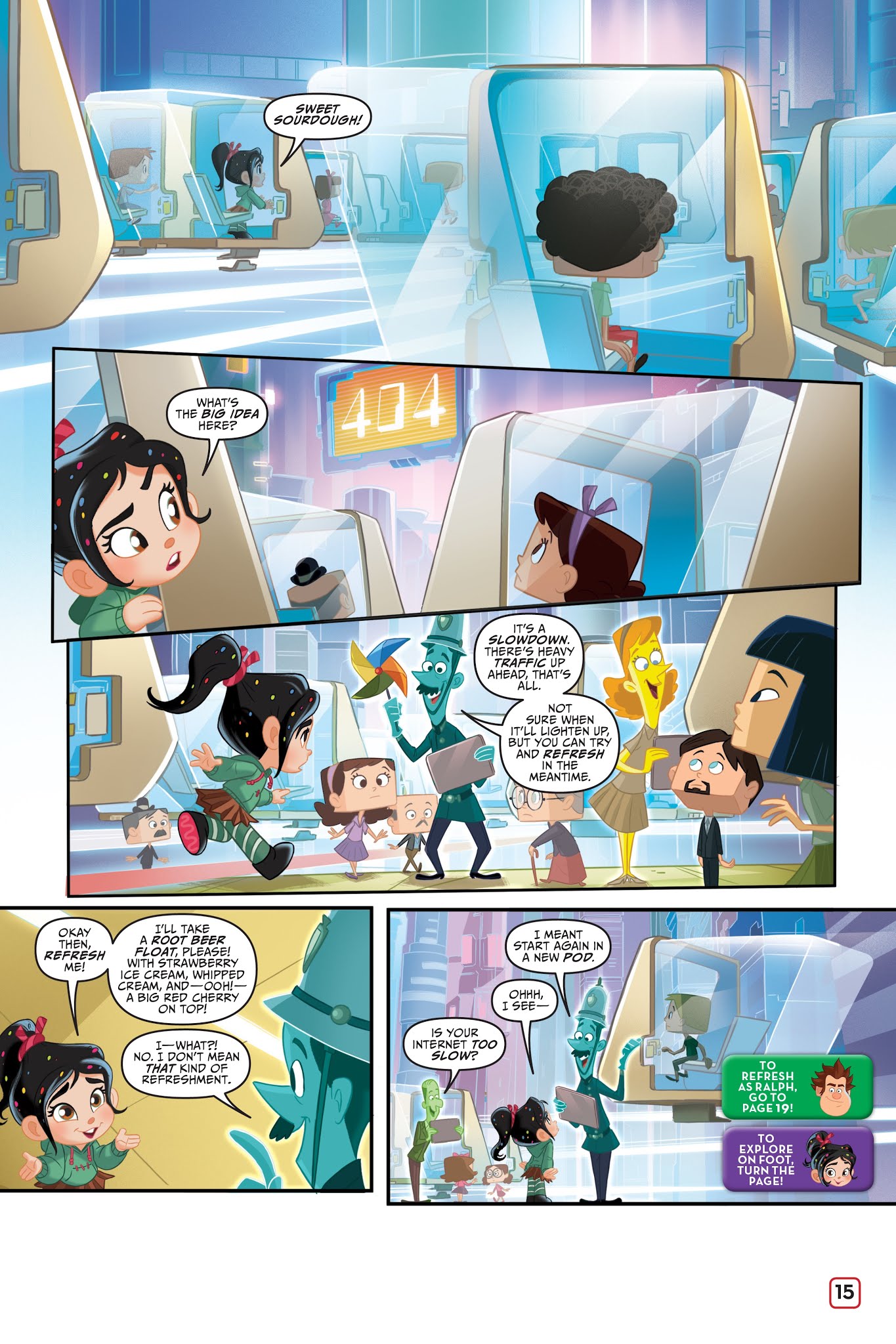 Read online Disney Ralph Breaks the Internet: Click Start- Select-Your-Story Adventure comic -  Issue # Full - 14