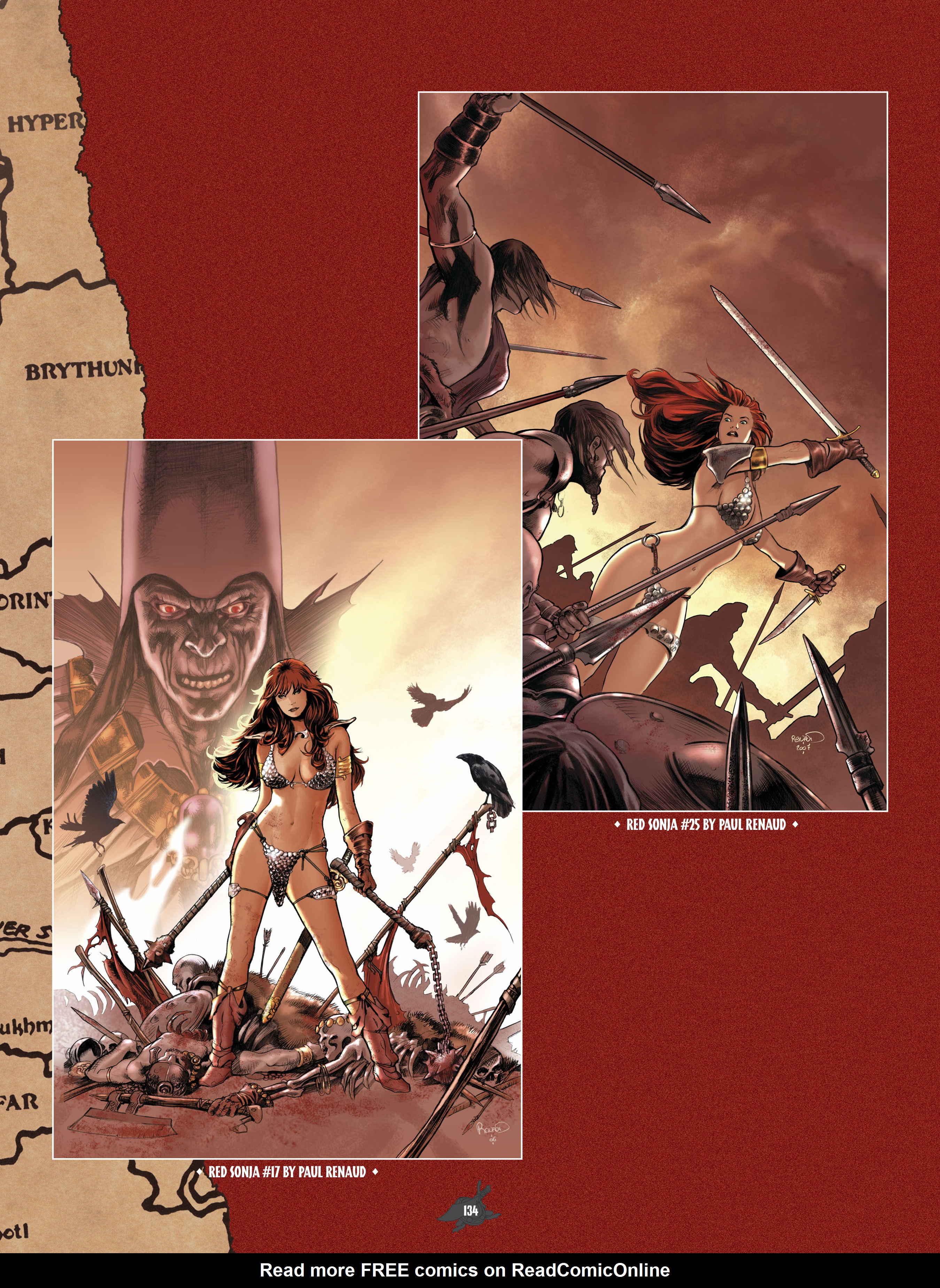 Read online The Art of Red Sonja comic -  Issue # TPB 1 (Part 2) - 32