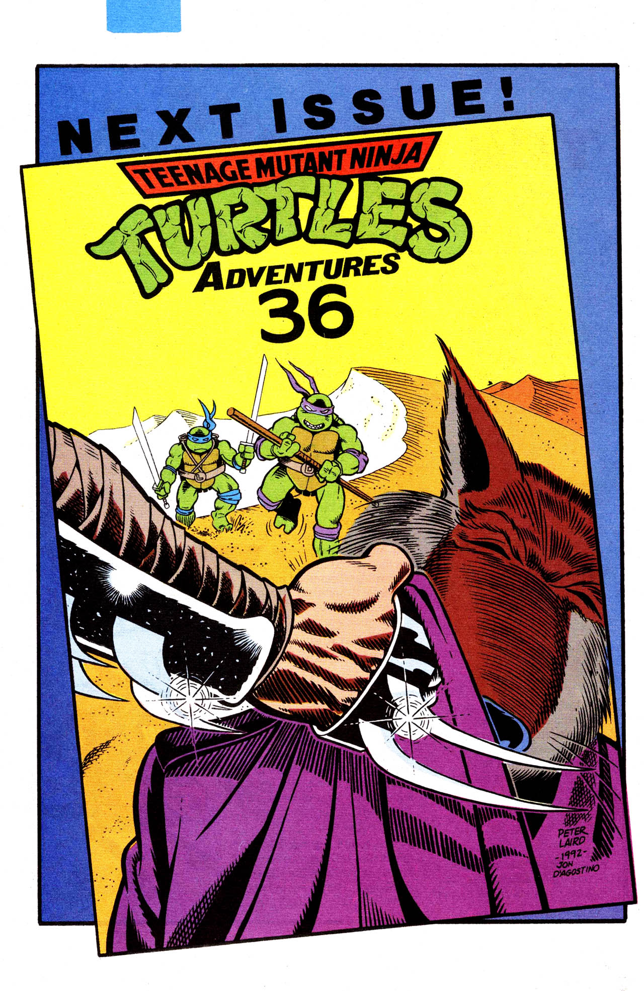 Read online Teenage Mutant Ninja Turtles Adventures (1989) comic -  Issue #35 - 33