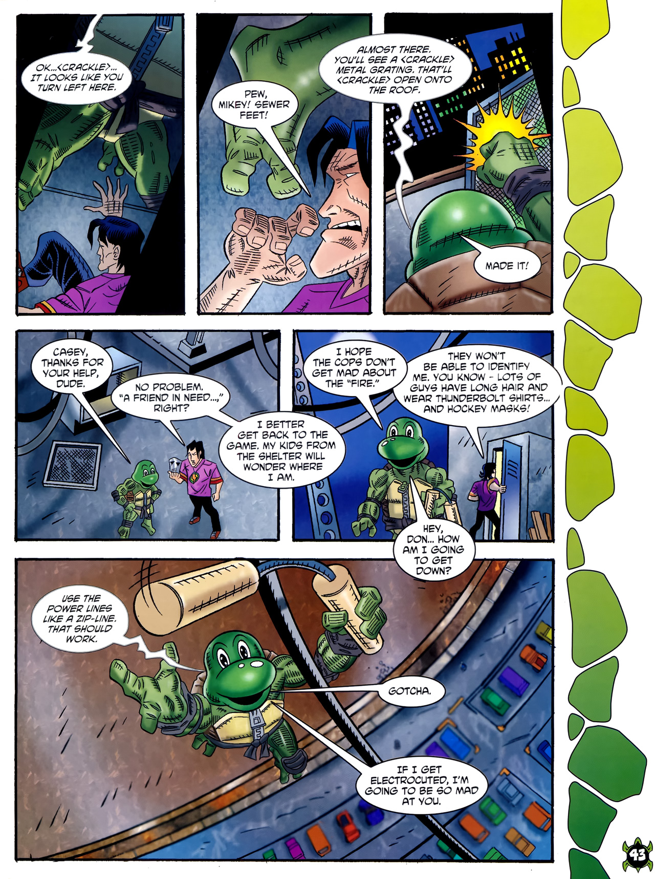 Read online Teenage Mutant Ninja Turtles Comic comic -  Issue #4 - 37