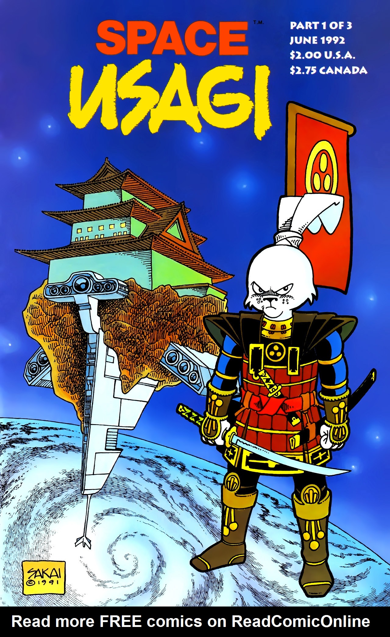 Read online Space Usagi (1992) comic -  Issue #1 - 1