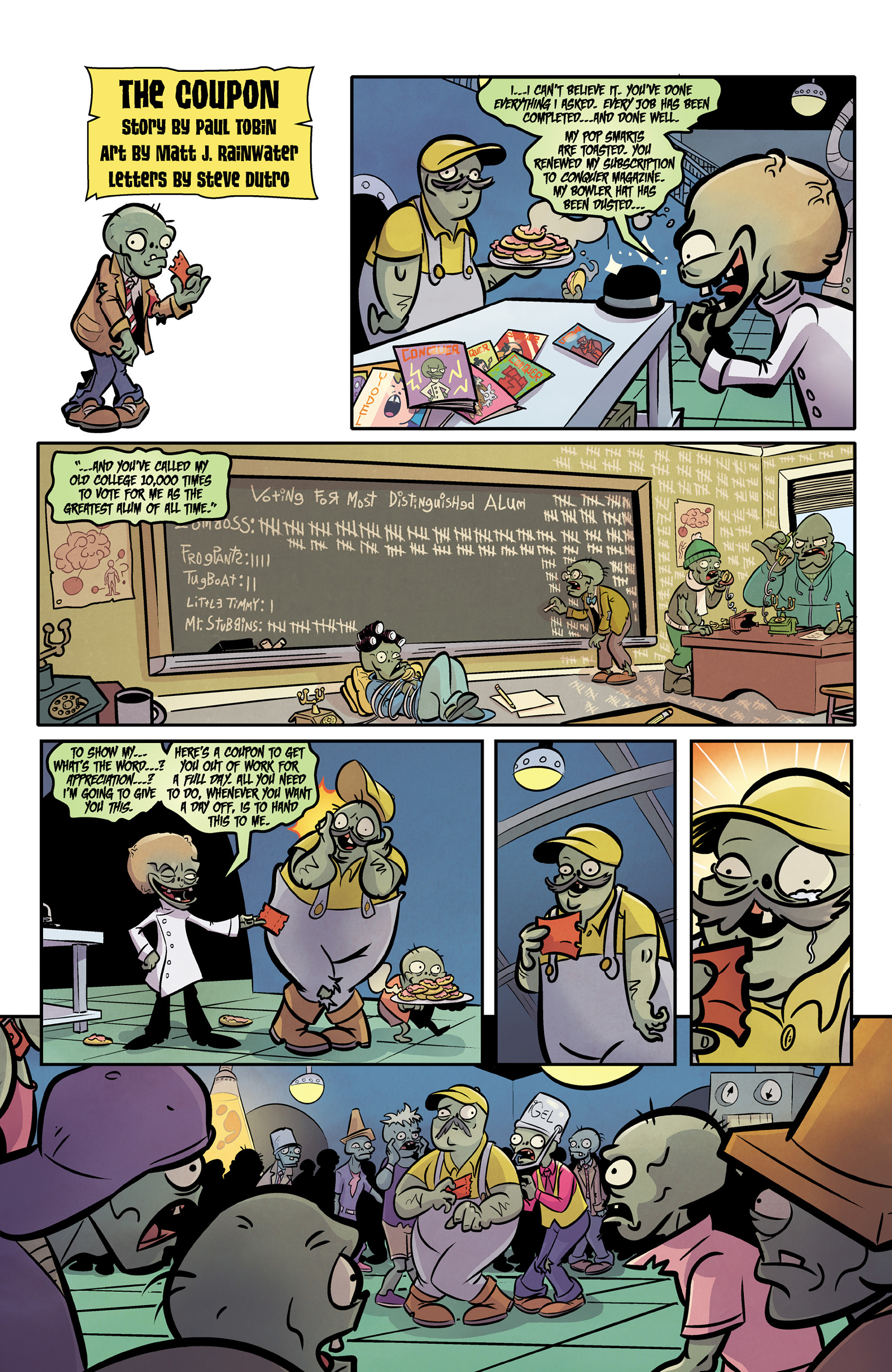 Read online Plants vs. Zombies: Boom Boom Mushroom comic -  Issue #10 - 25