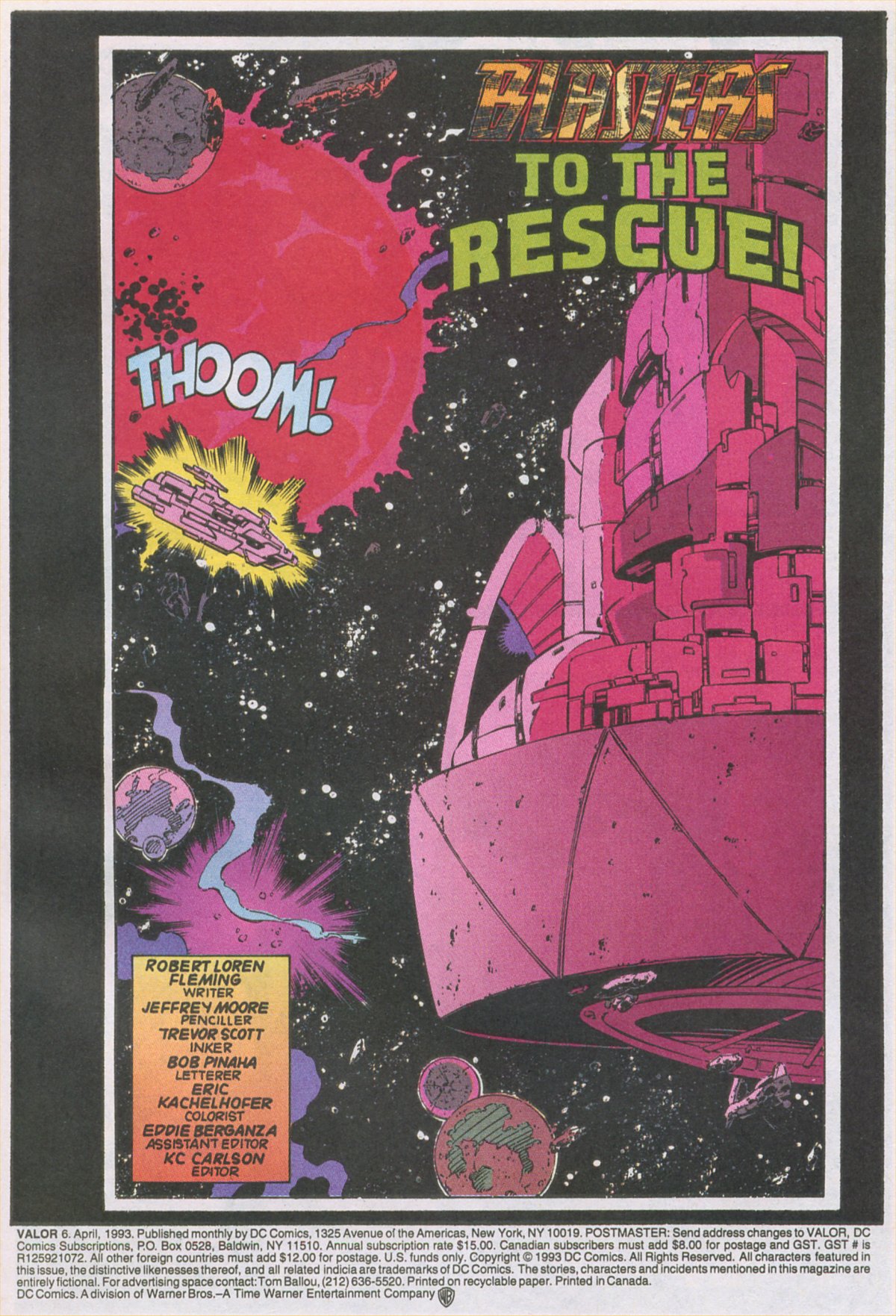 Read online Valor (1992) comic -  Issue #6 - 2