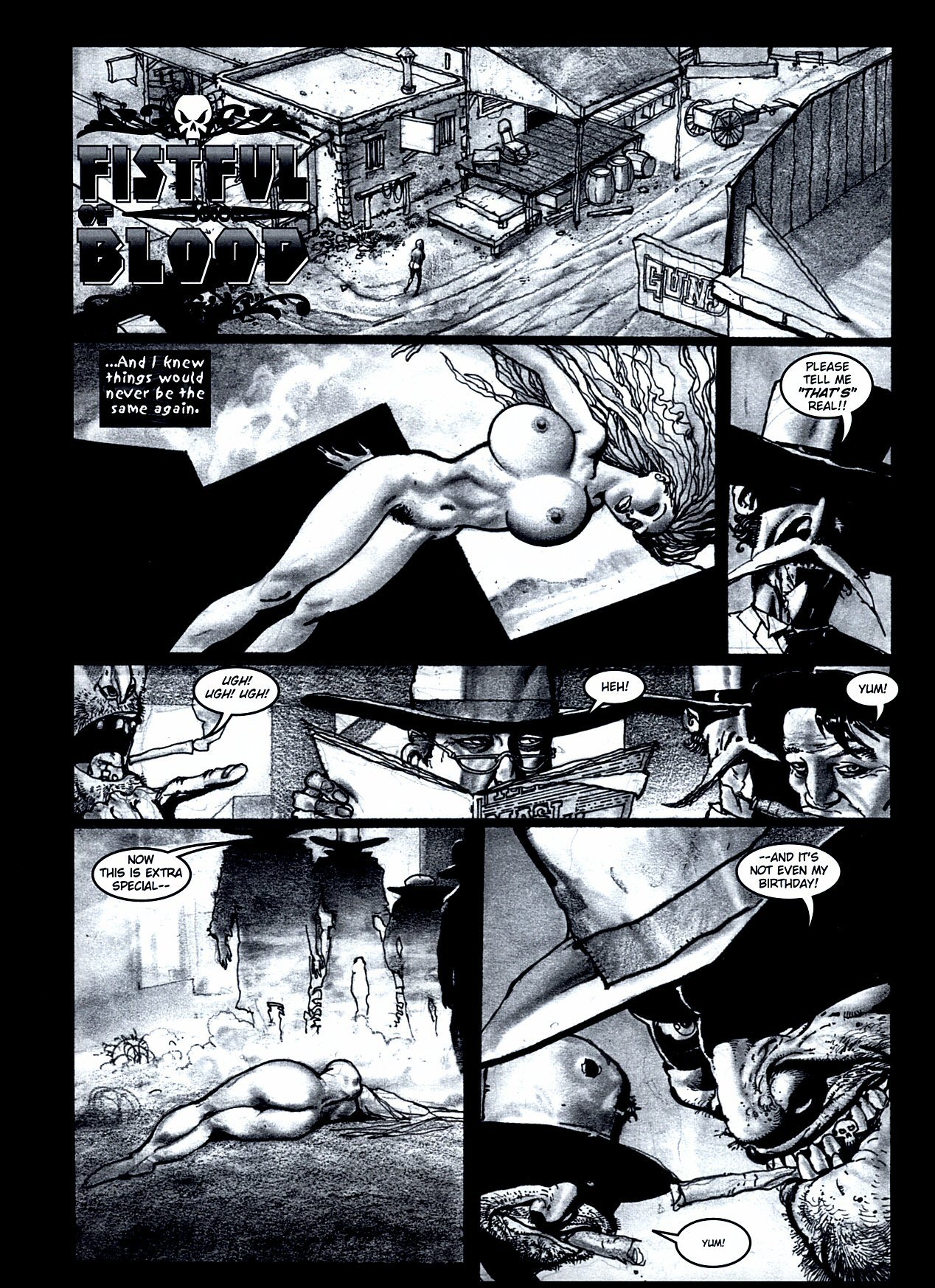 Read online Fistful of Blood (2002) comic -  Issue # TPB - 6