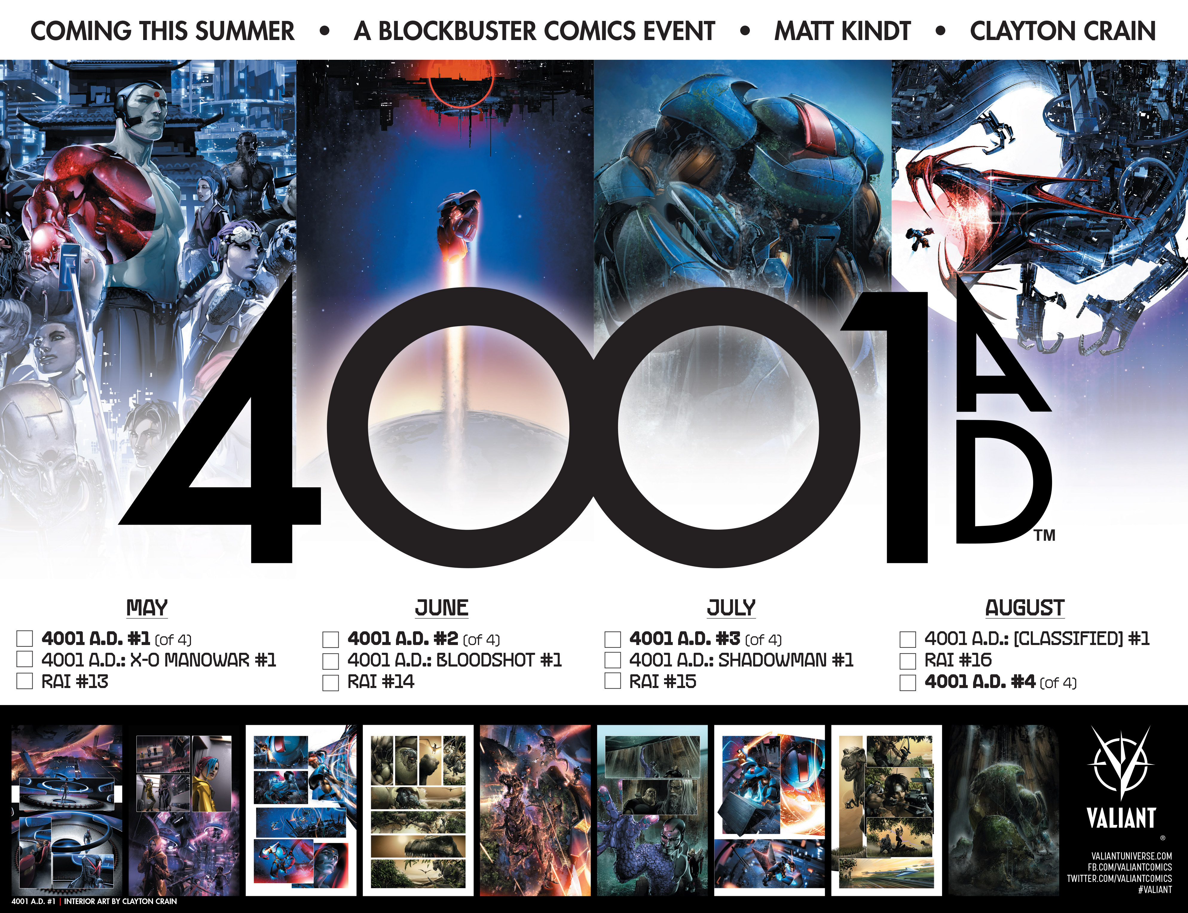 Read online Free Comic Book Day 2016 comic -  Issue # Valiant - 4001 A.D. FCBD Special - 8