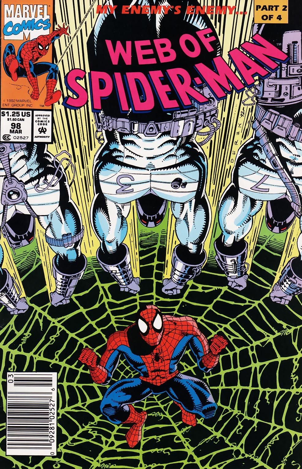 Read online Web of Spider-Man (1985) comic -  Issue #98 - 1