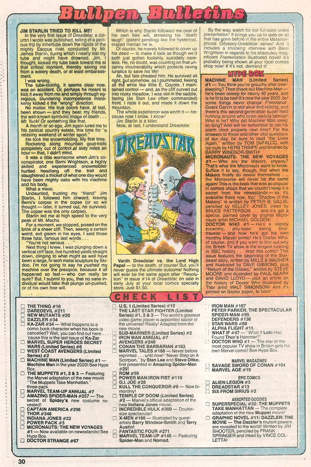 Read online Marvel Age comic -  Issue #19 - 31