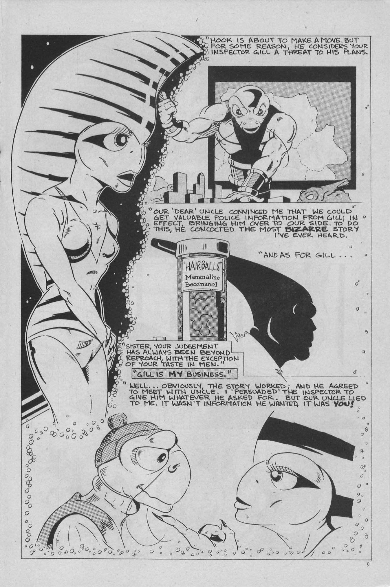 Read online The Fish Police comic -  Issue #3 - 11