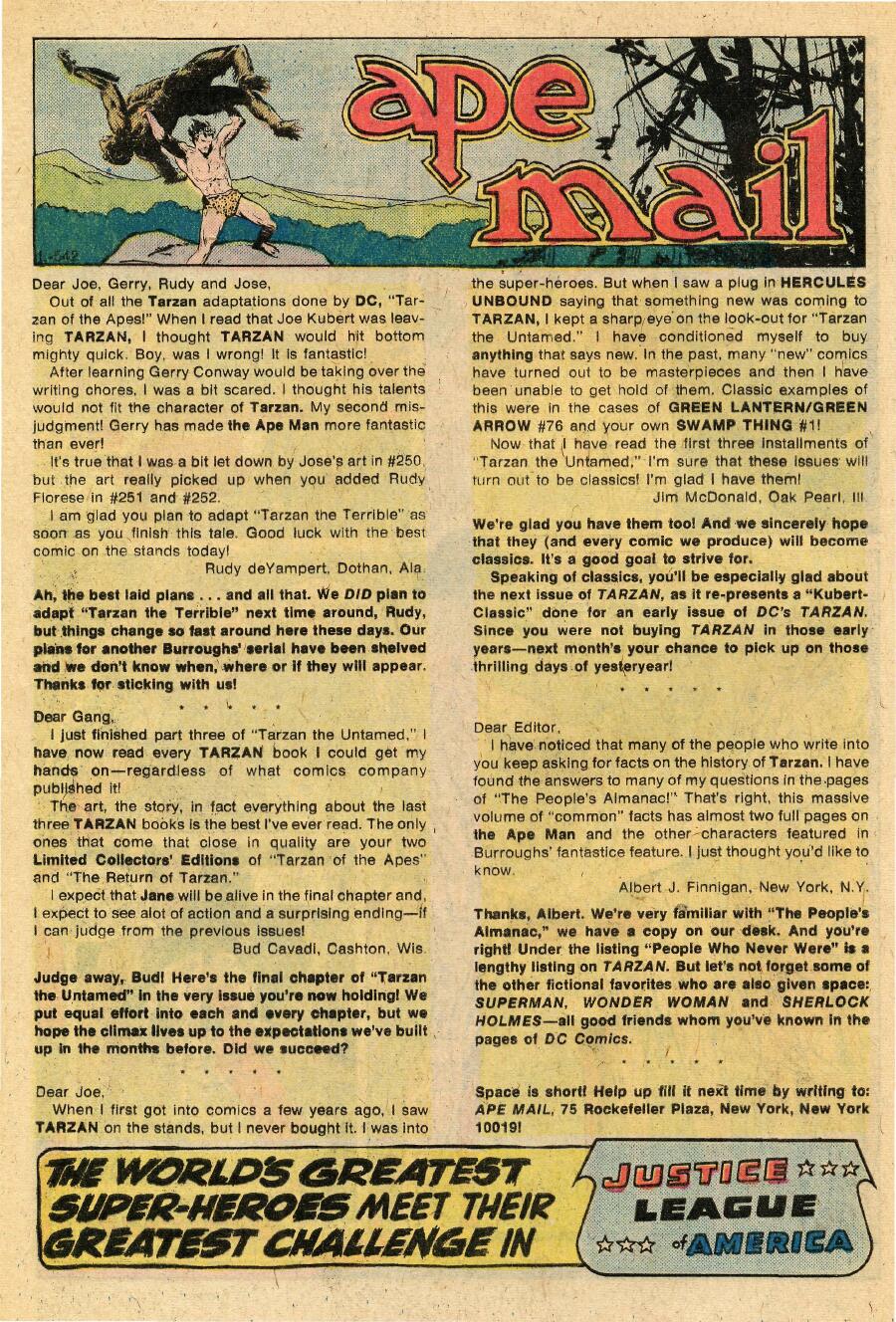 Read online Tarzan (1972) comic -  Issue #256 - 32