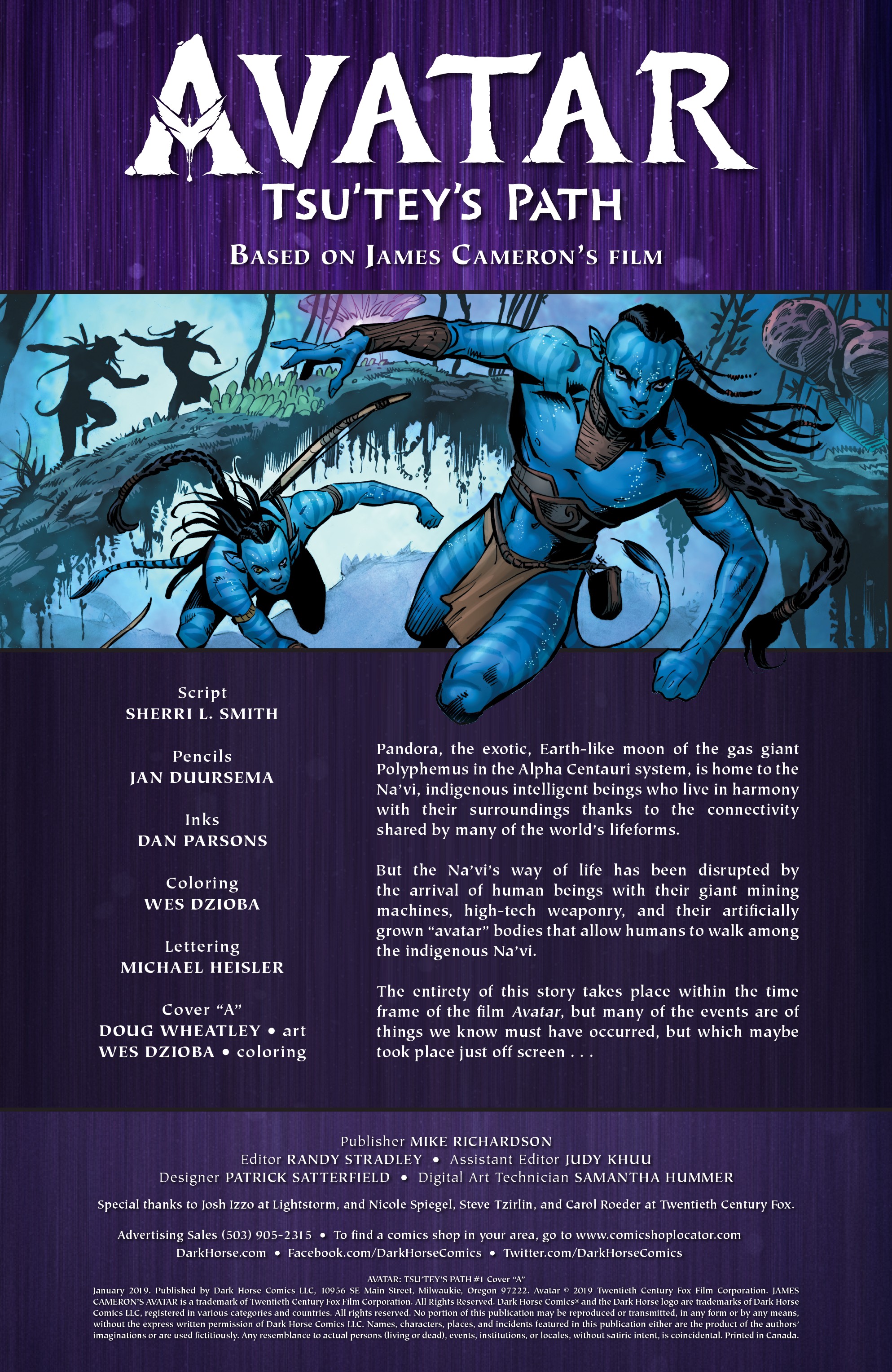 Read online Avatar: Tsu'tey's Path comic -  Issue #1 - 2